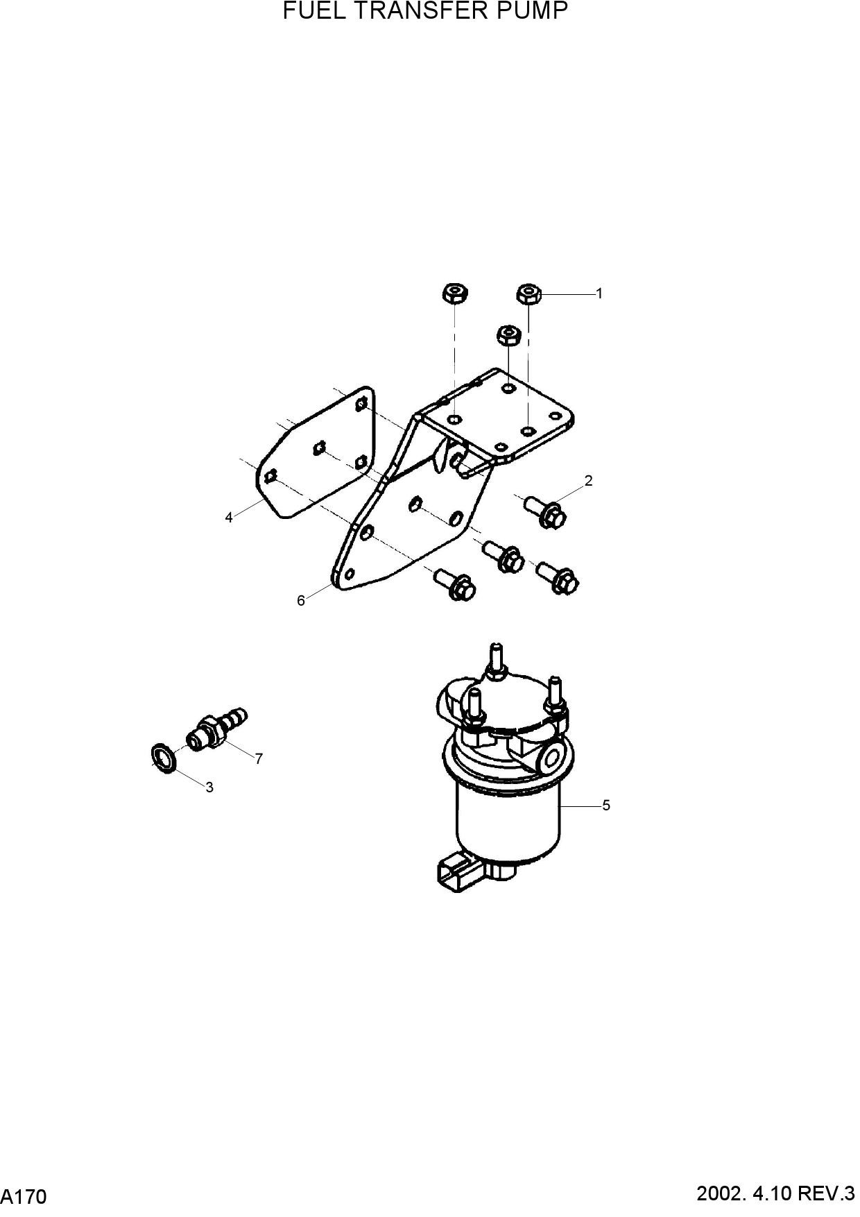 FUEL TRANSFER PUMP(#0112-)