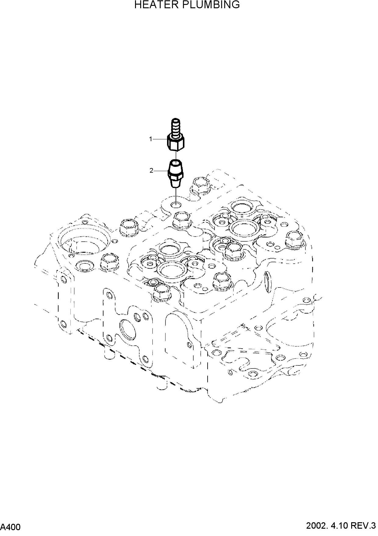 HEATER PLUMBING(#0112-)