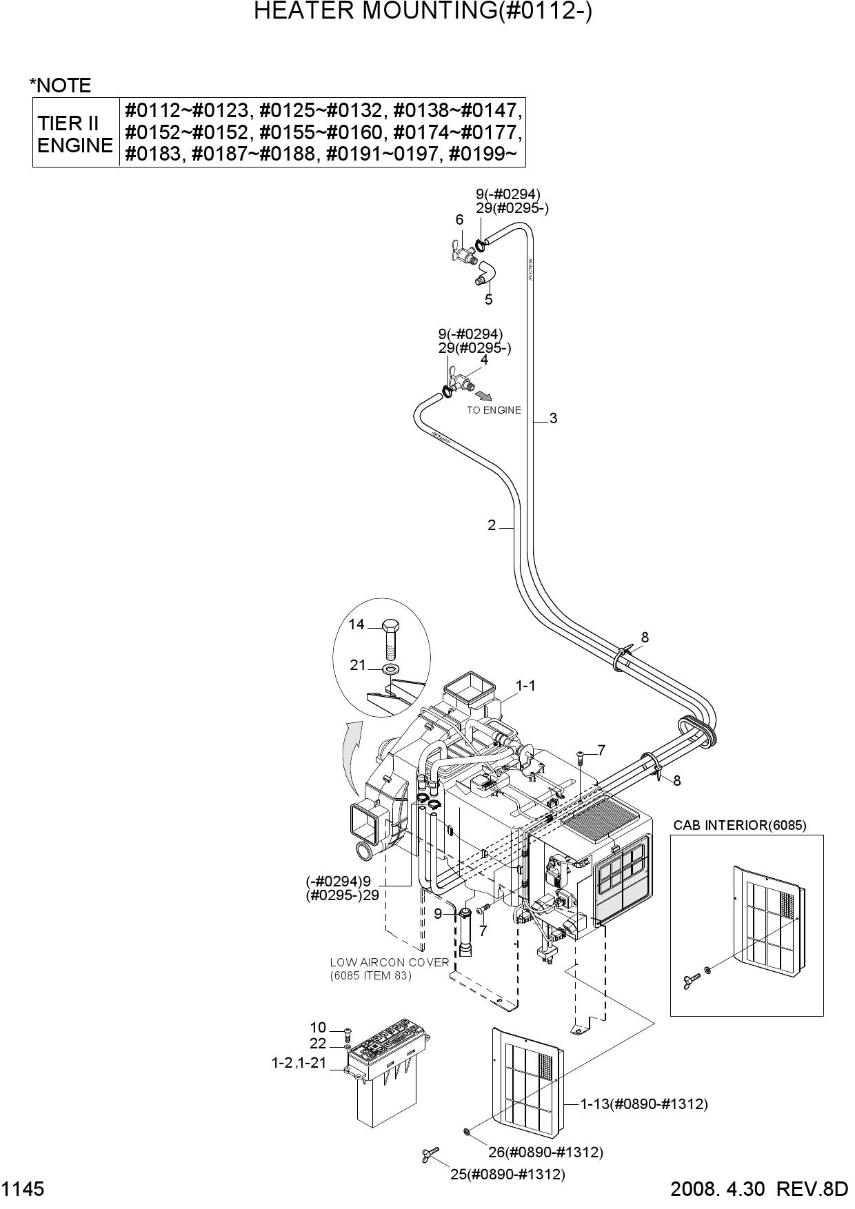 HEATER MOUNTING(#0112-)