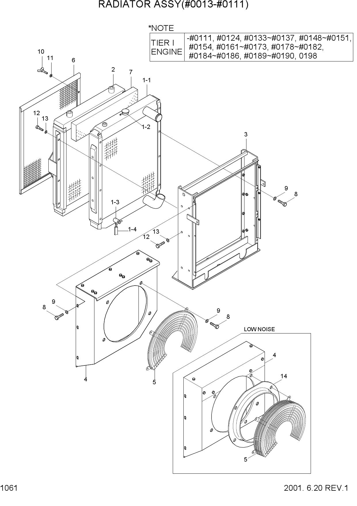 RADIATOR ASSY(#0013-#0111)