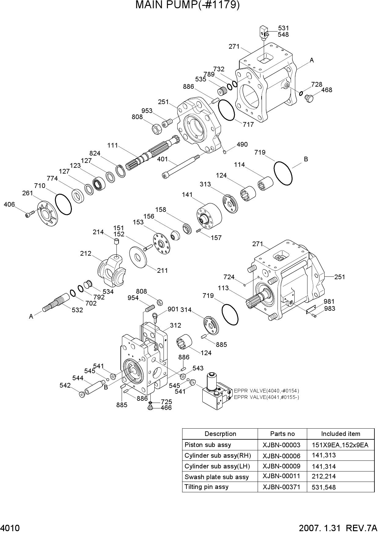 MAIN PUMP(-#1179)