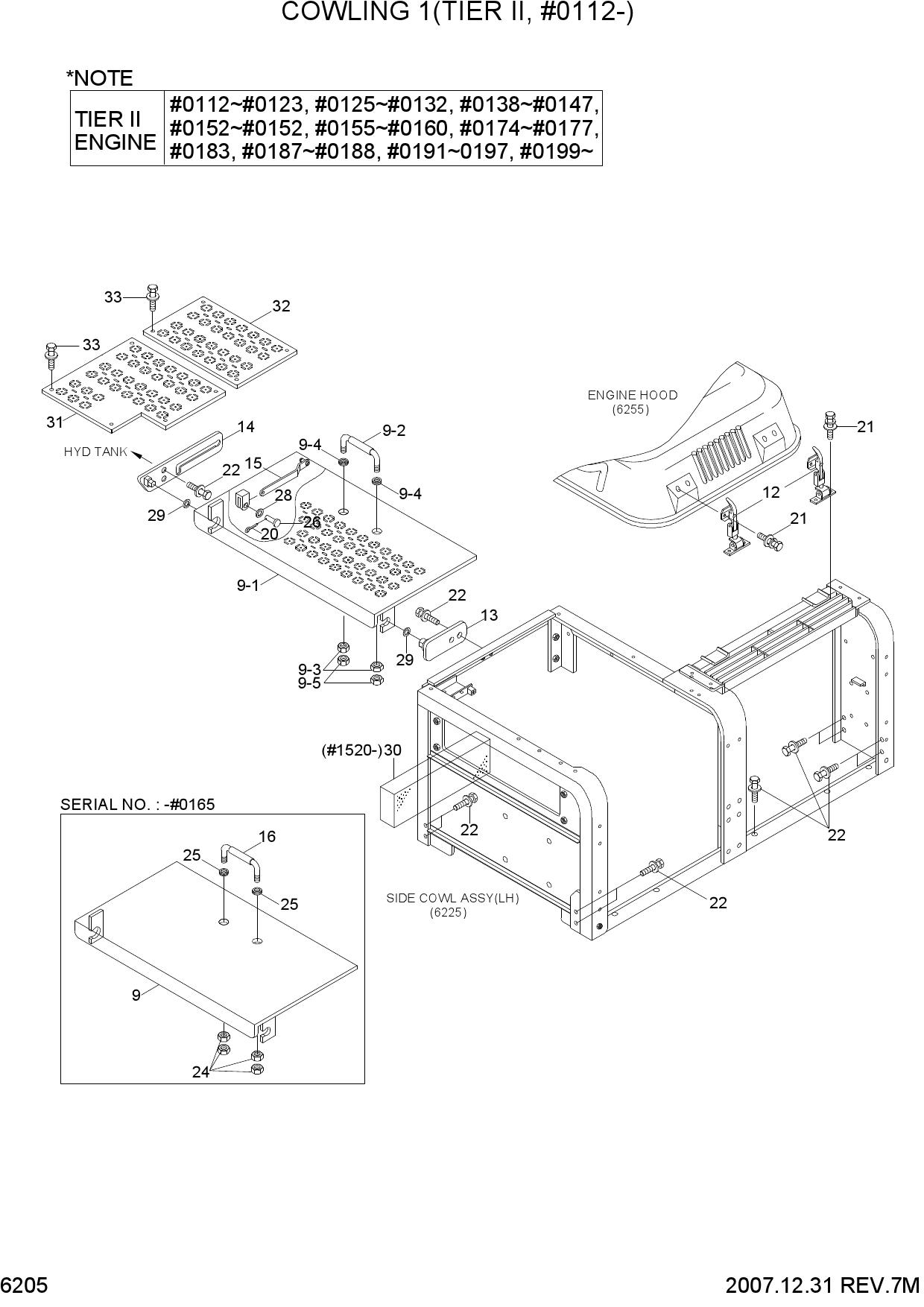 COWLING 1(TIER II, #0112-)
