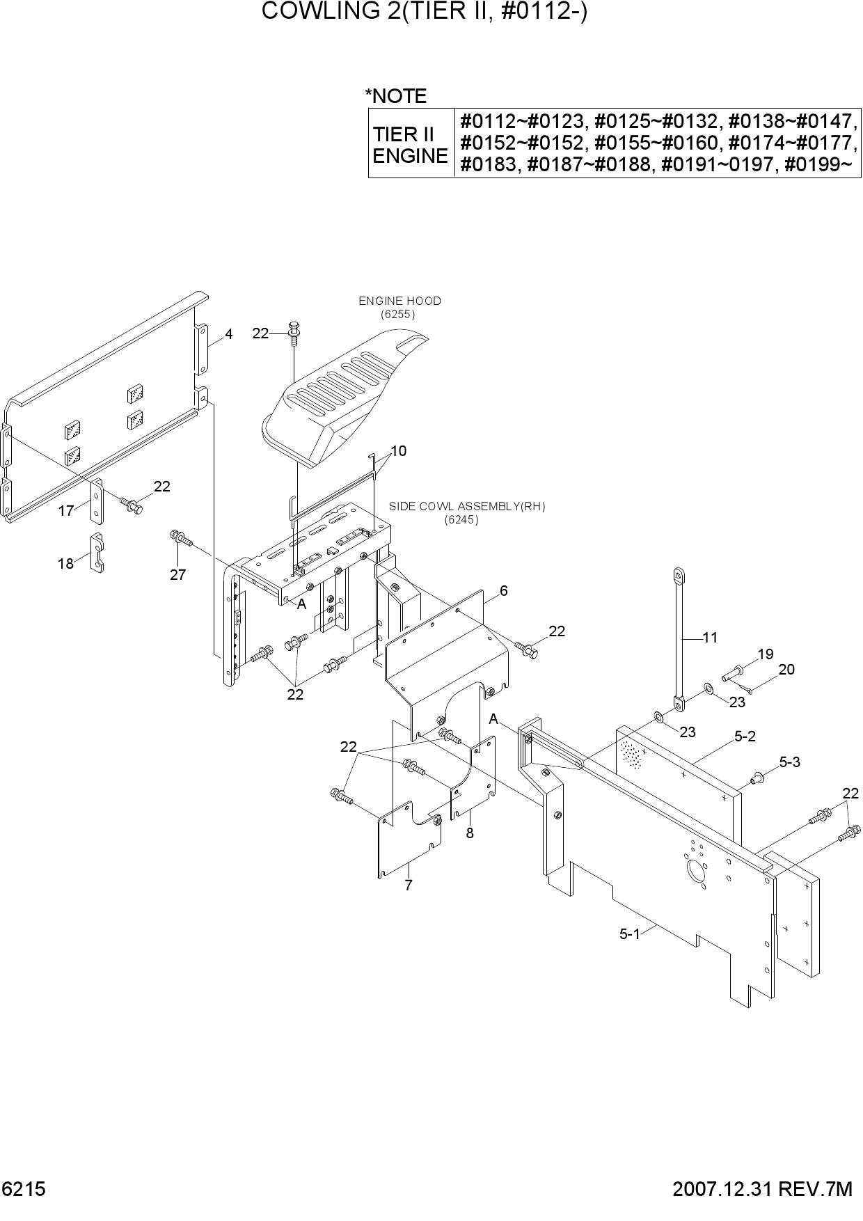 COWLING 2(TIER II, #0112-)