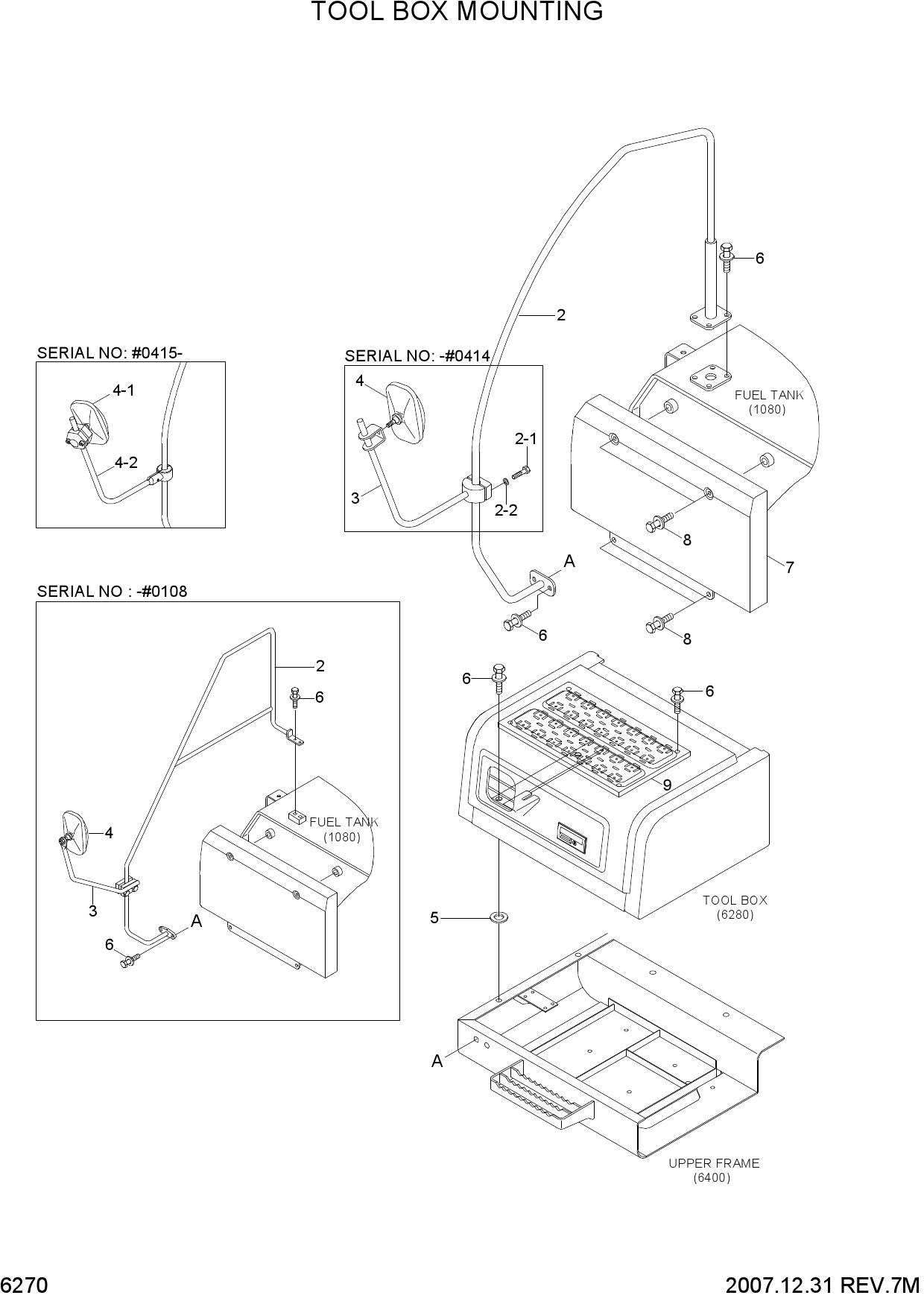 TOOL BOX MOUNTING