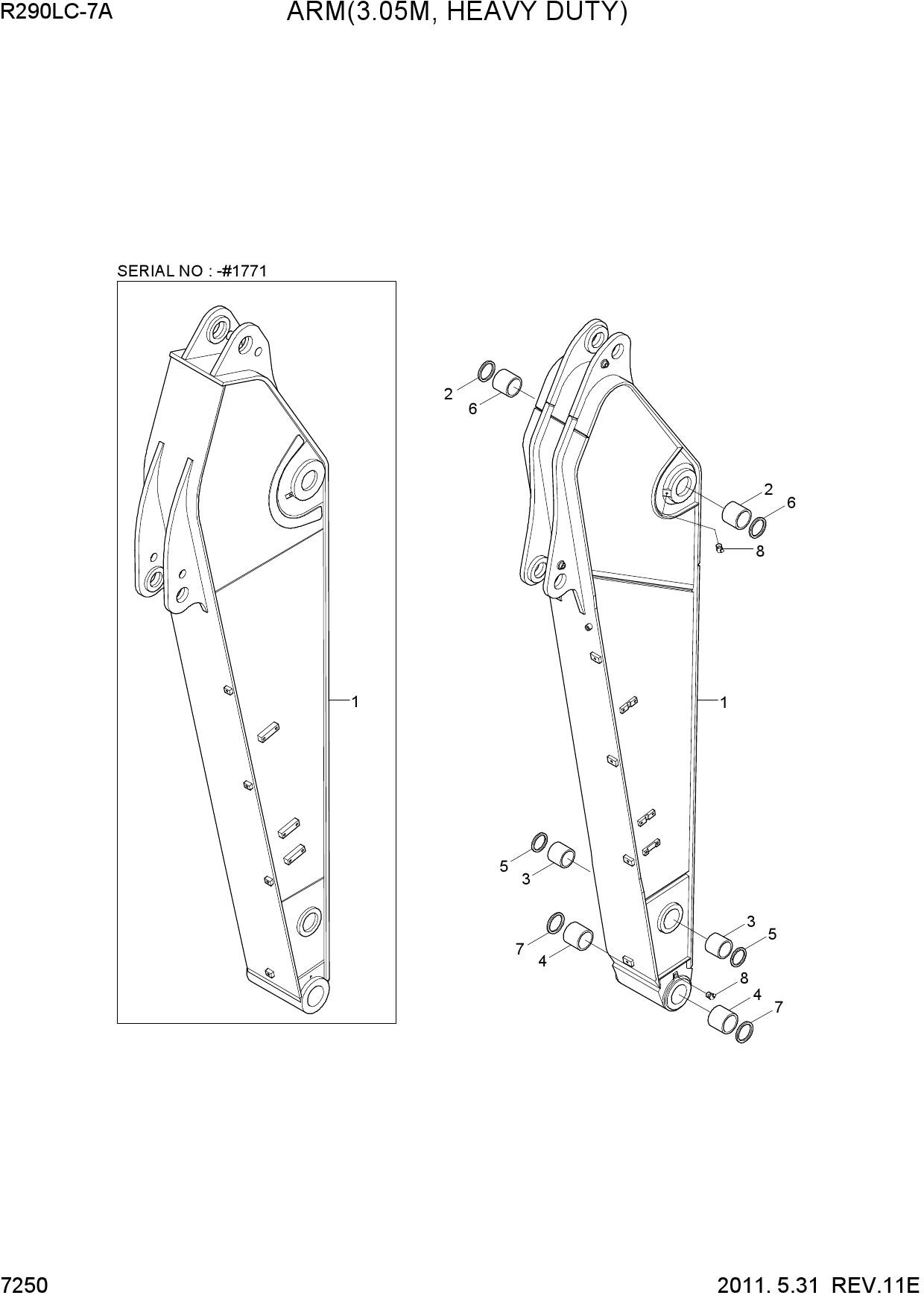 ARM(3.05M, HEAVY DUTY)