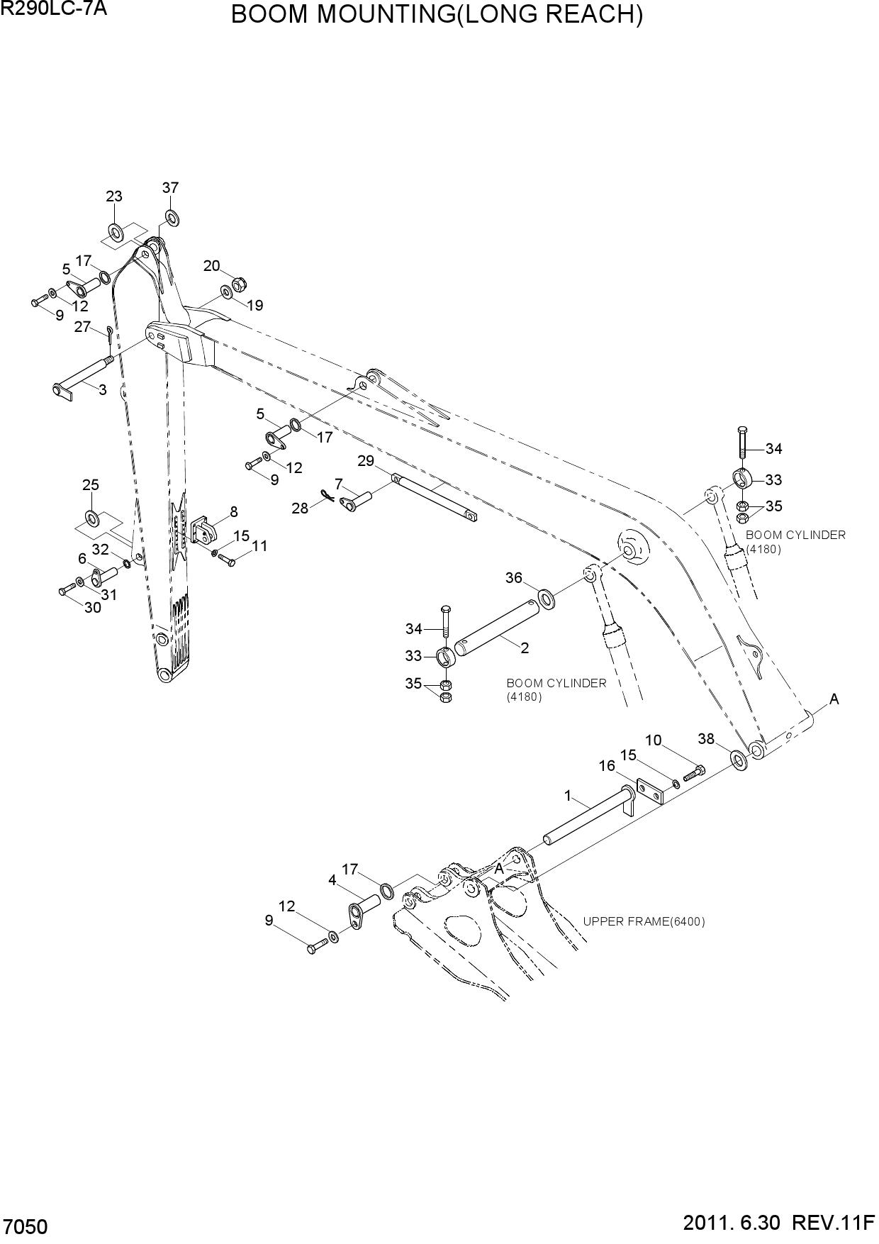 BOOM MOUNTING(LONG REACH)