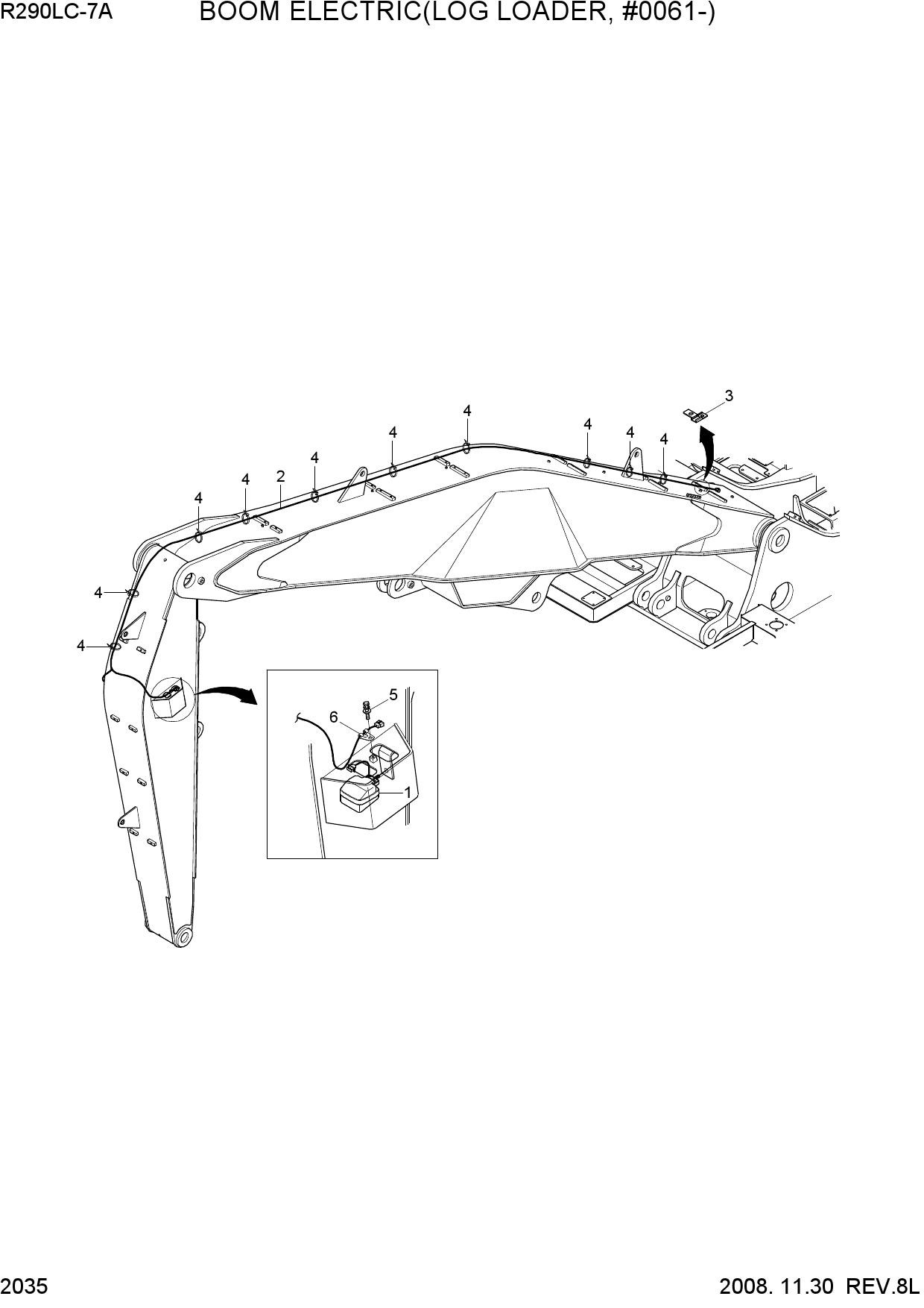 BOOM ELECTRIC(LOG LOADER, #0061-)