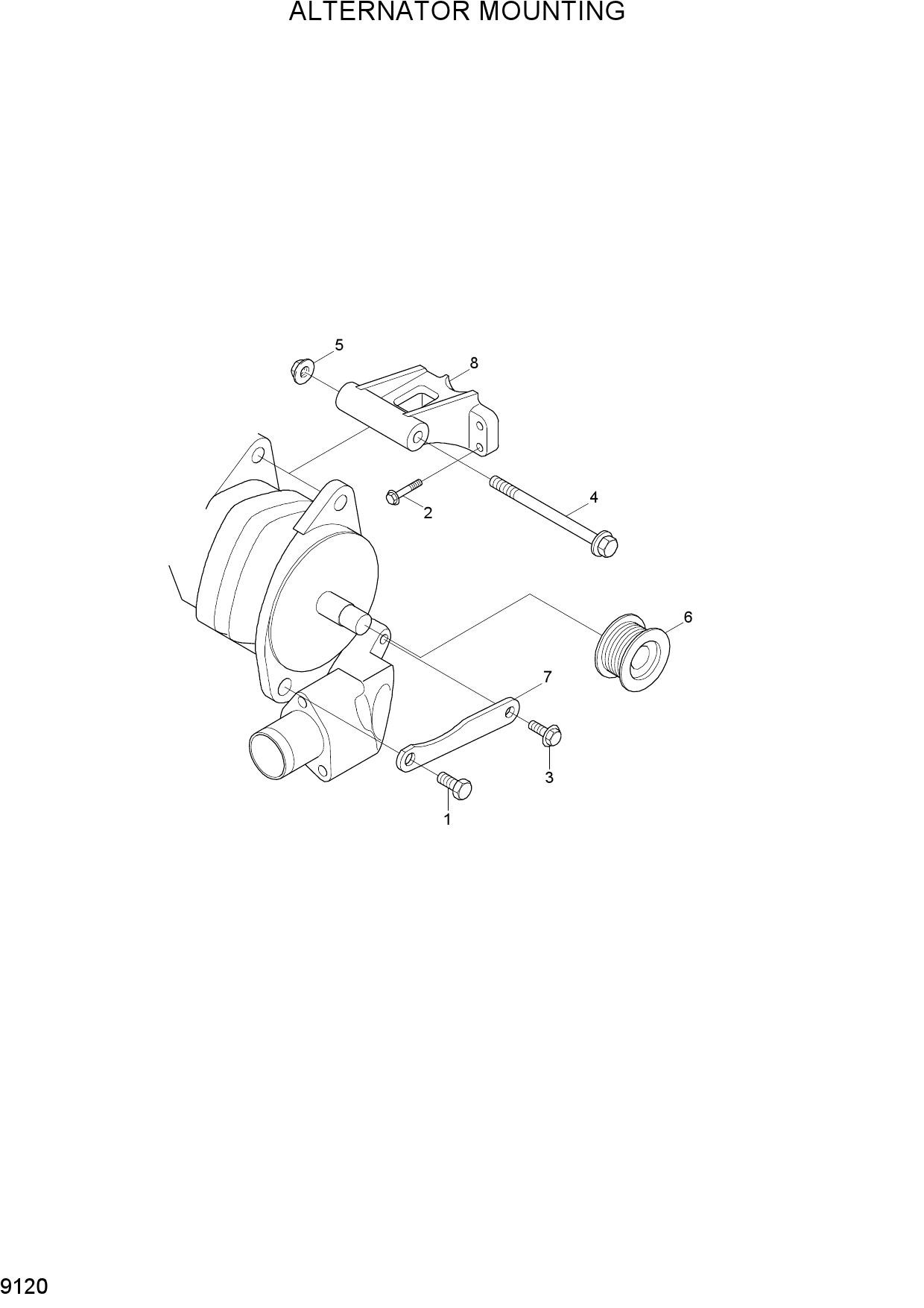 ALTERNATOR MOUNTING