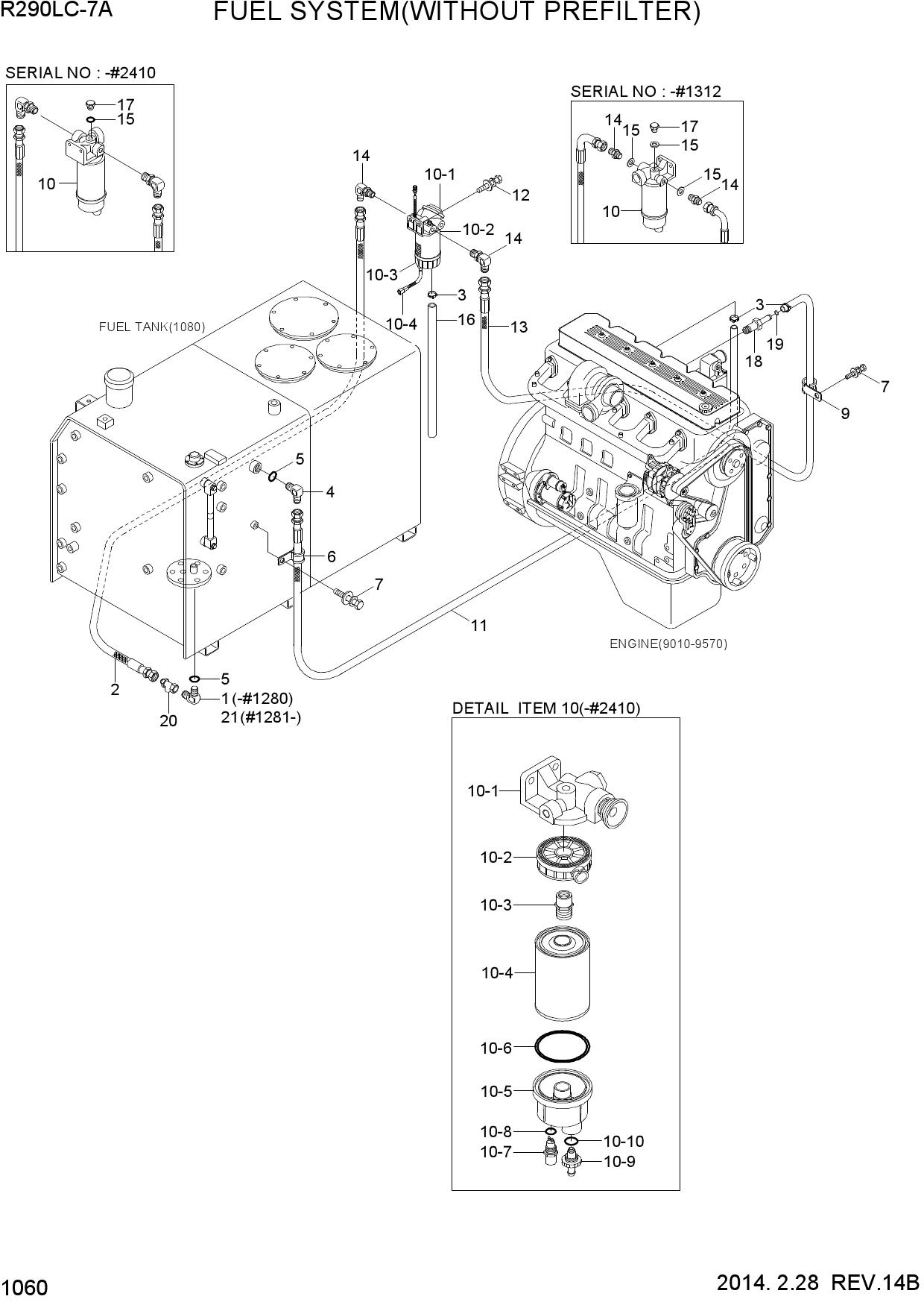 FUEL SYSTEM(WITHOUT PREFILTER)