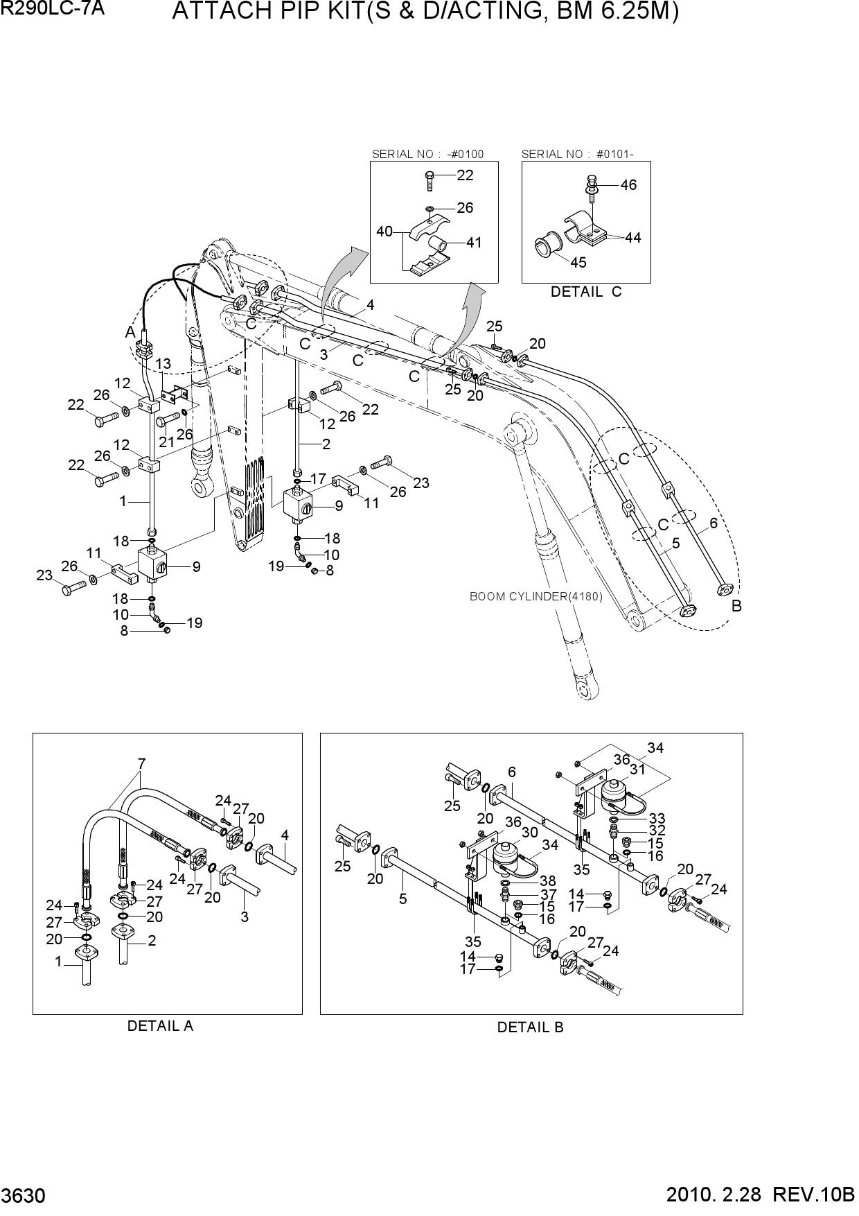 ATTACH PIP KIT(S & D/ACTING, BM 6.25M)