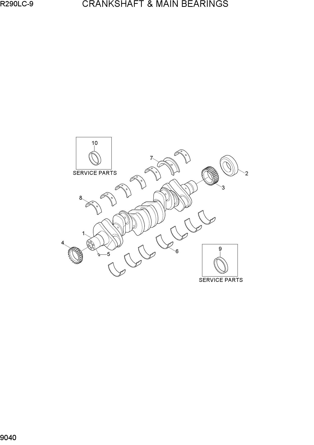 CRANKSHAFT & MAIN BEARINGS