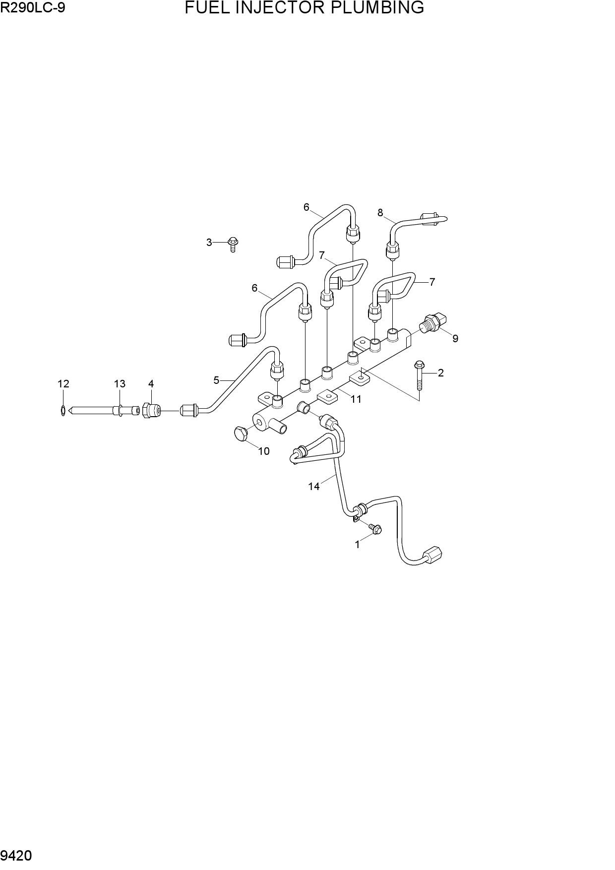 FUEL INJECTOR PLUMBING