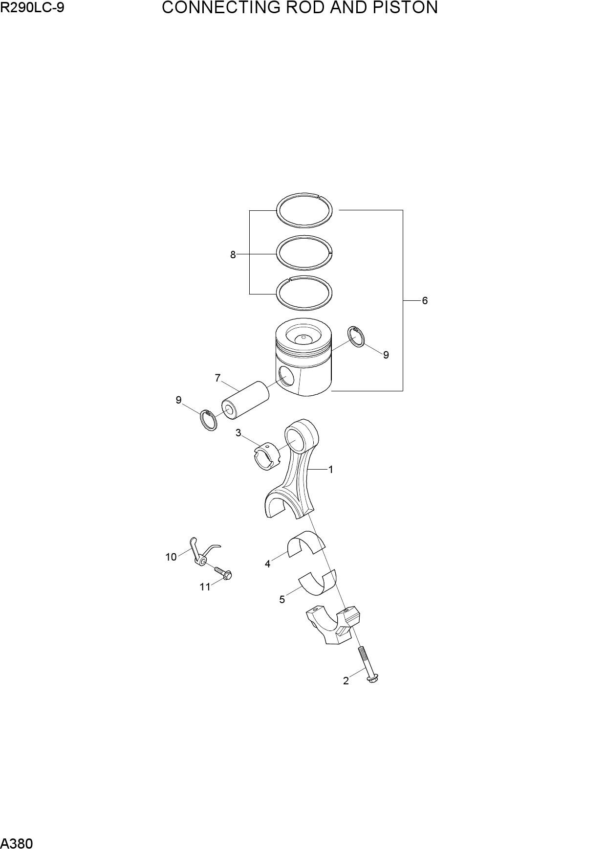 CONNECTING ROD AND PISTON