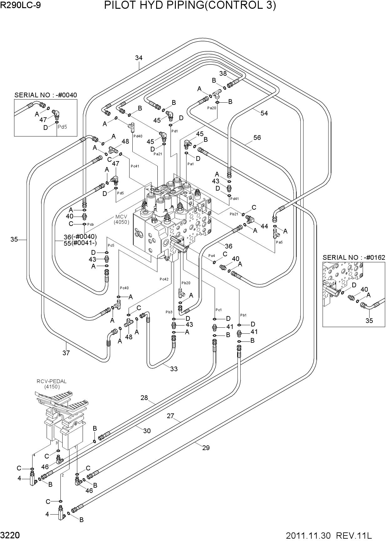 PILOT HYD PIPING(CONTROL 3)