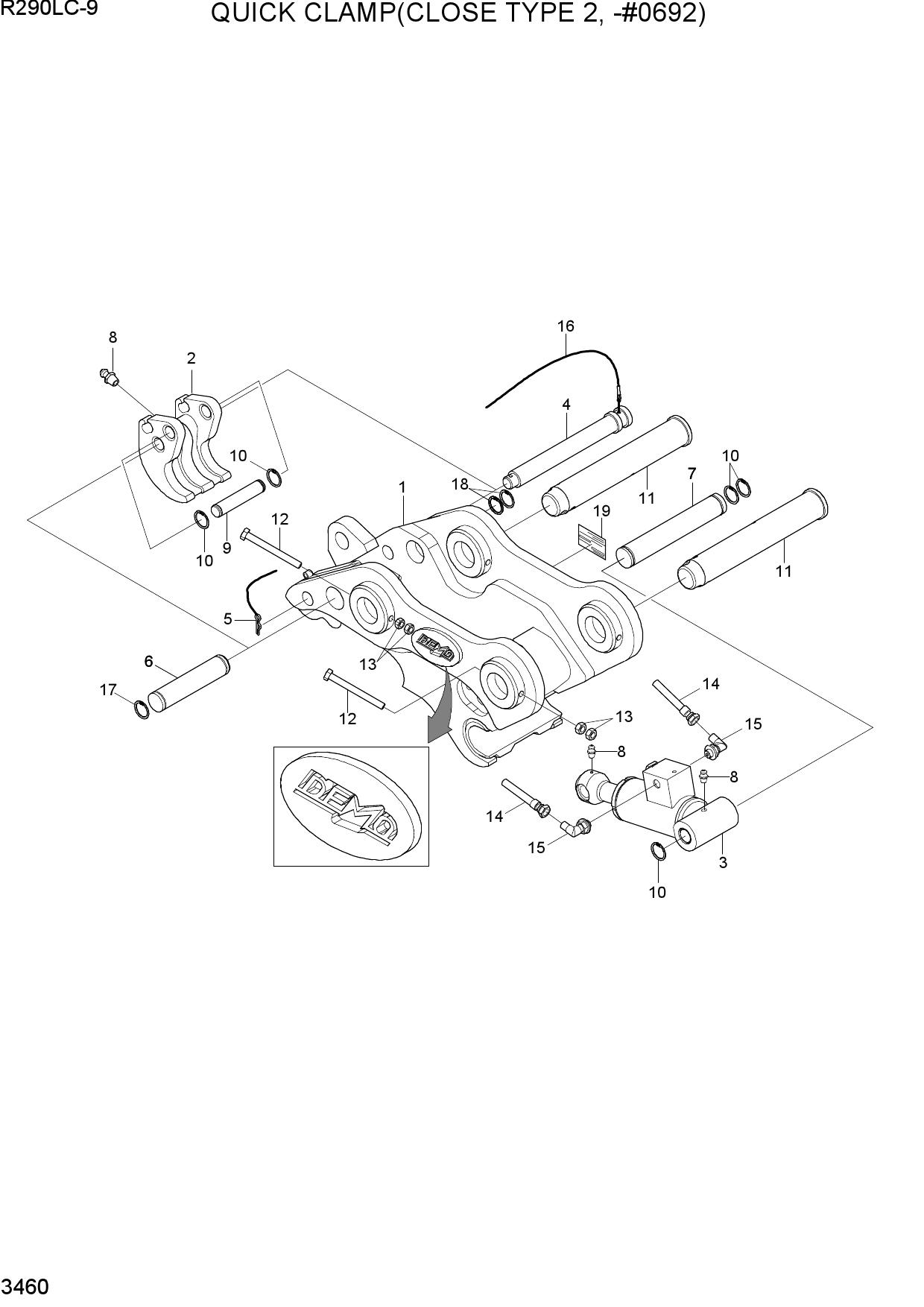 QUICK CLAMP(CLOSE TYPE 2, -#0692)