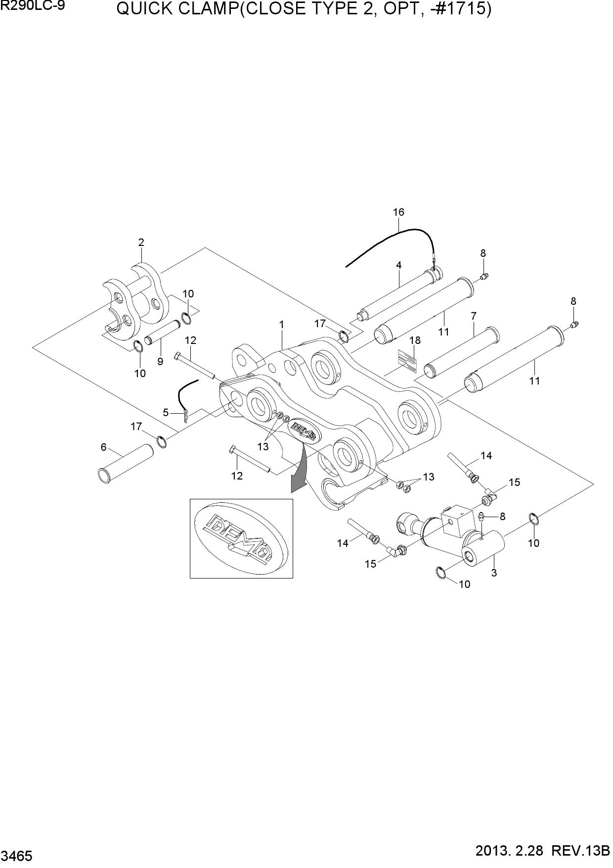 QUICK CLAMP(CLOSE TYPE 2, OPT, -#1715)