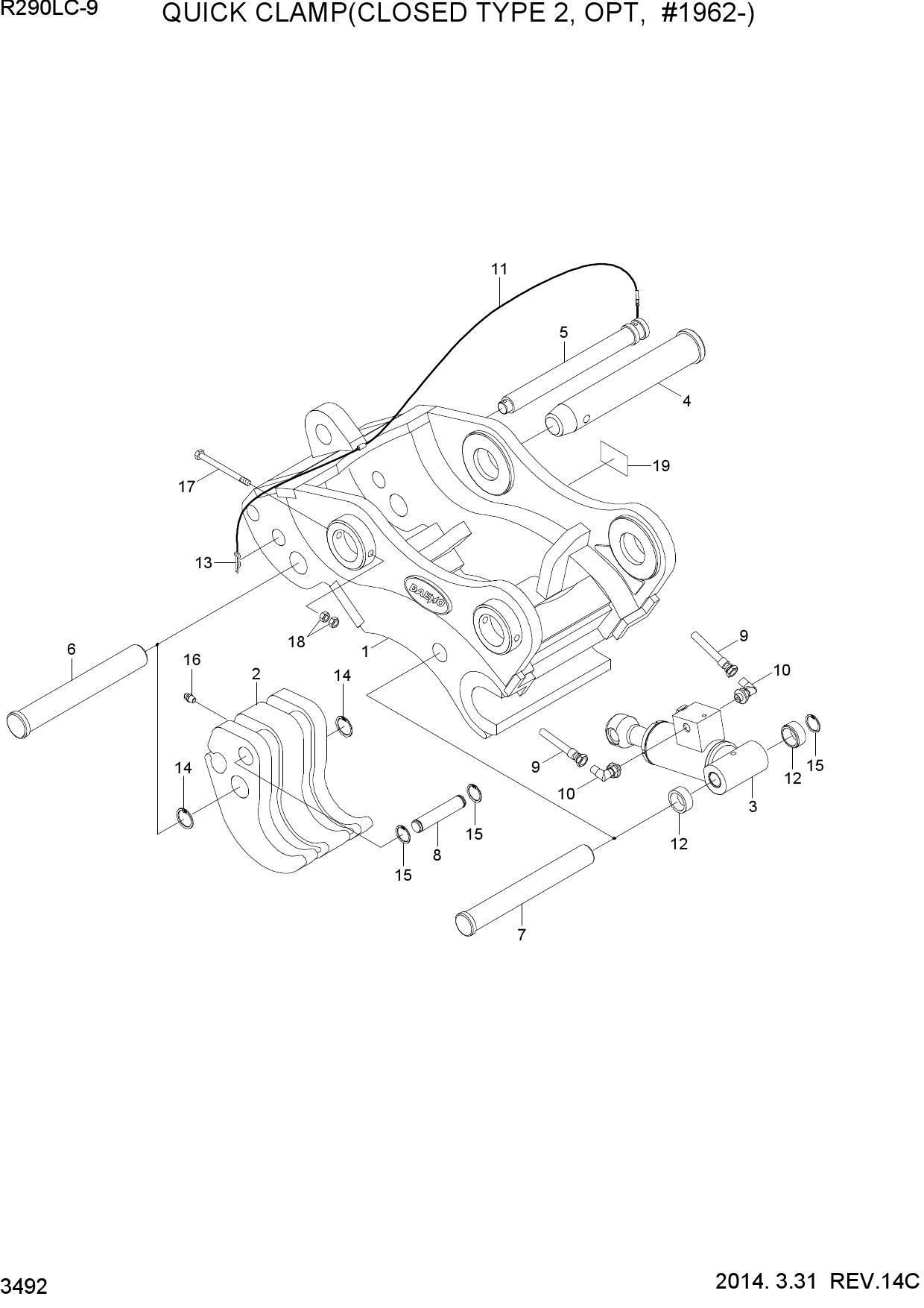 QUICK CLAMP(CLOSE TYPE 2, OPT, #1962-)