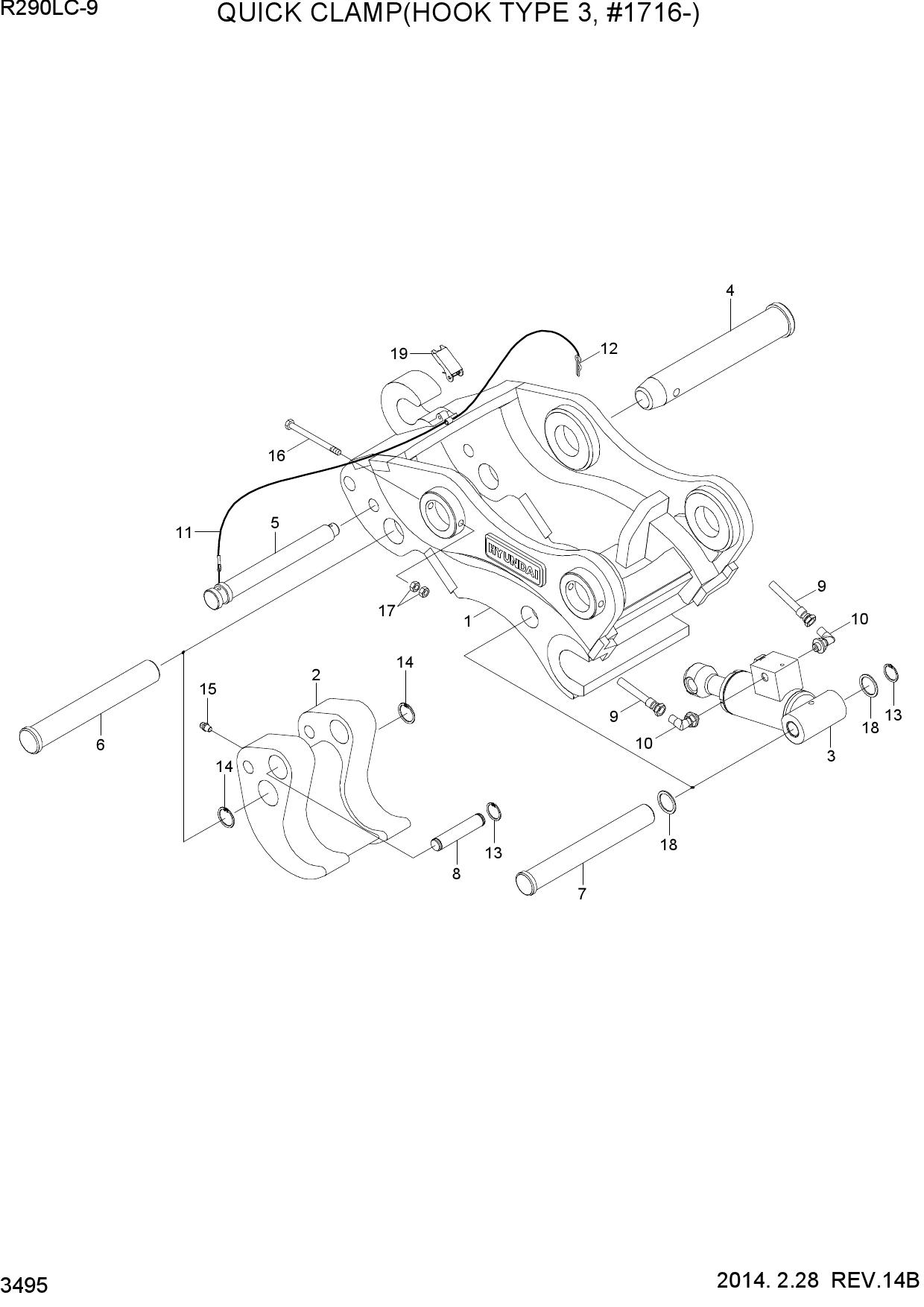 QUICK CLAMP(HOOK TYPE 3, #1716-)