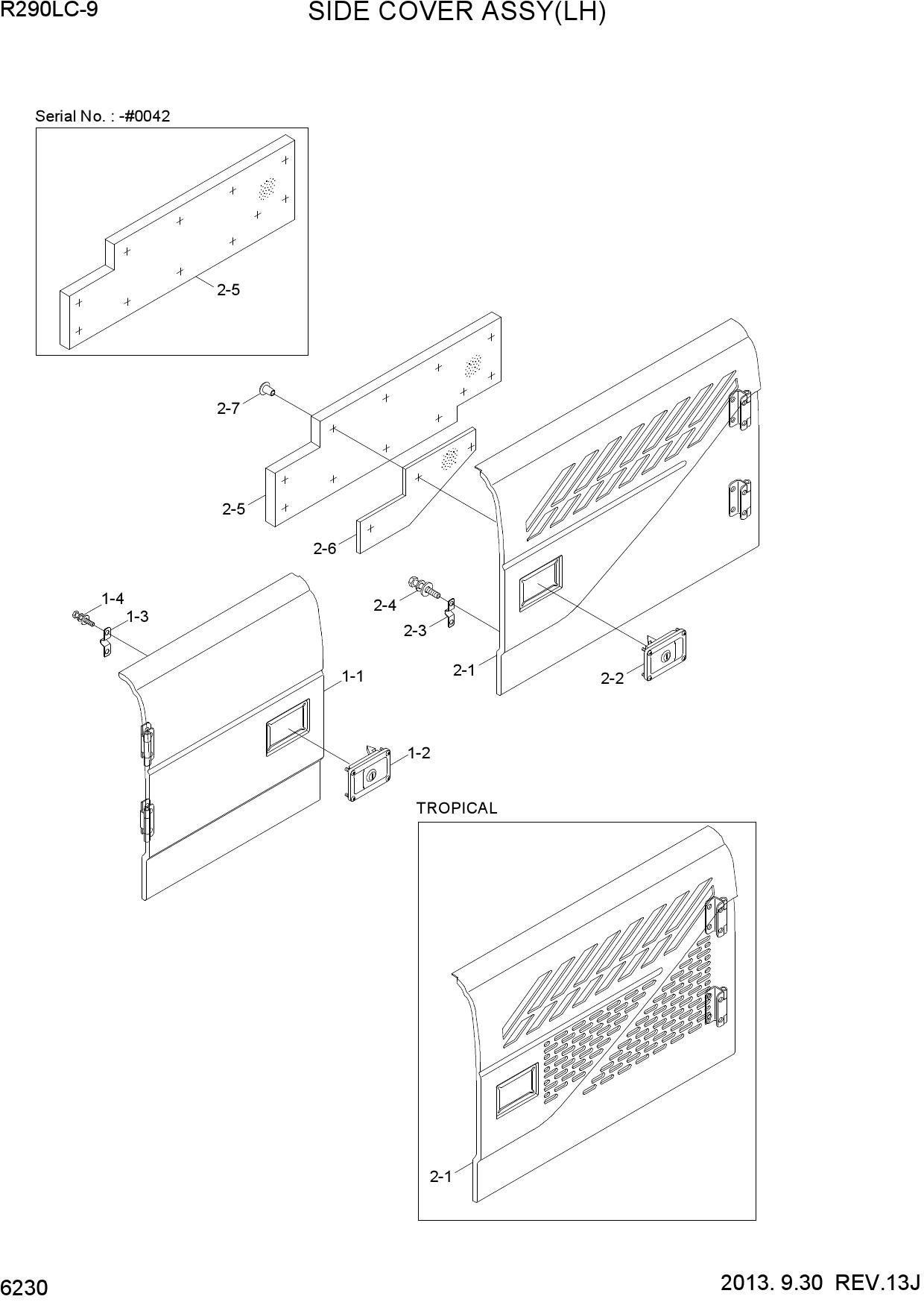 SIDE COVER ASSY(LH)