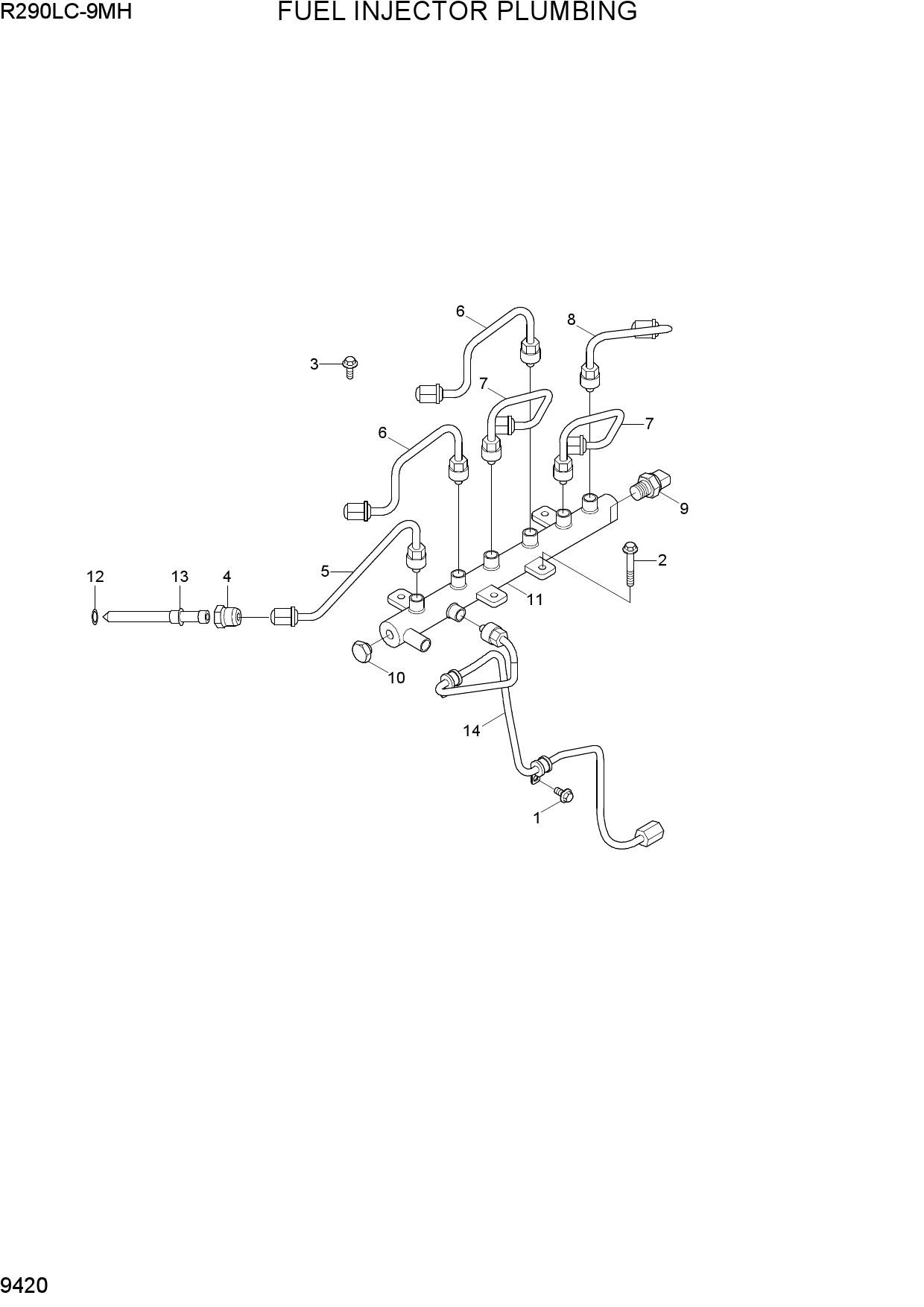 FUEL INJECTOR PLUMBING
