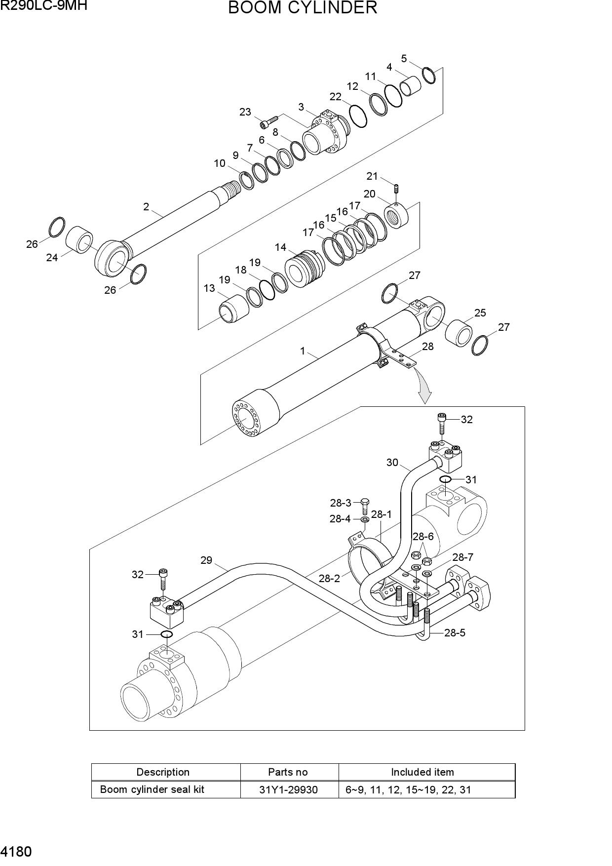 BOOM CYLINDER