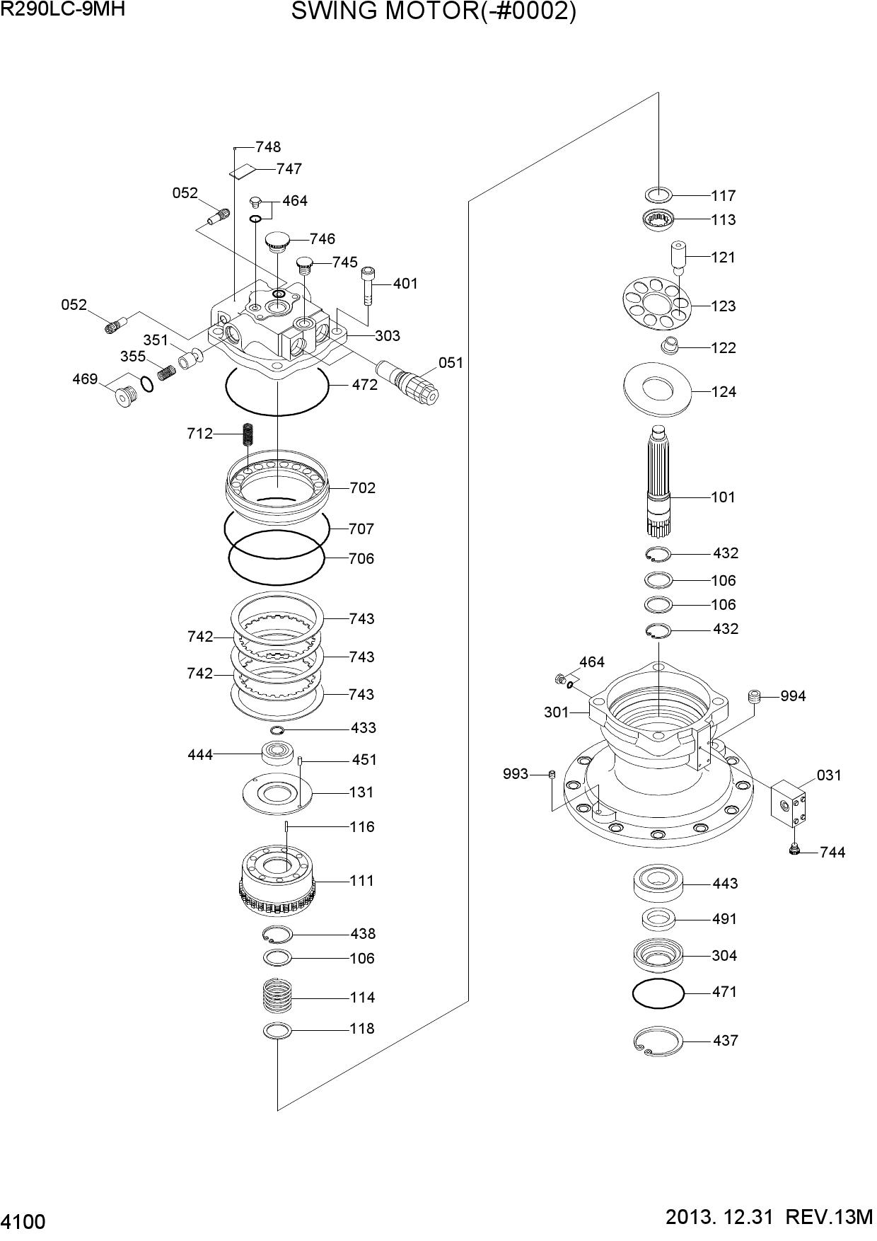 SWING MOTOR(TYPE 1, -#0002)