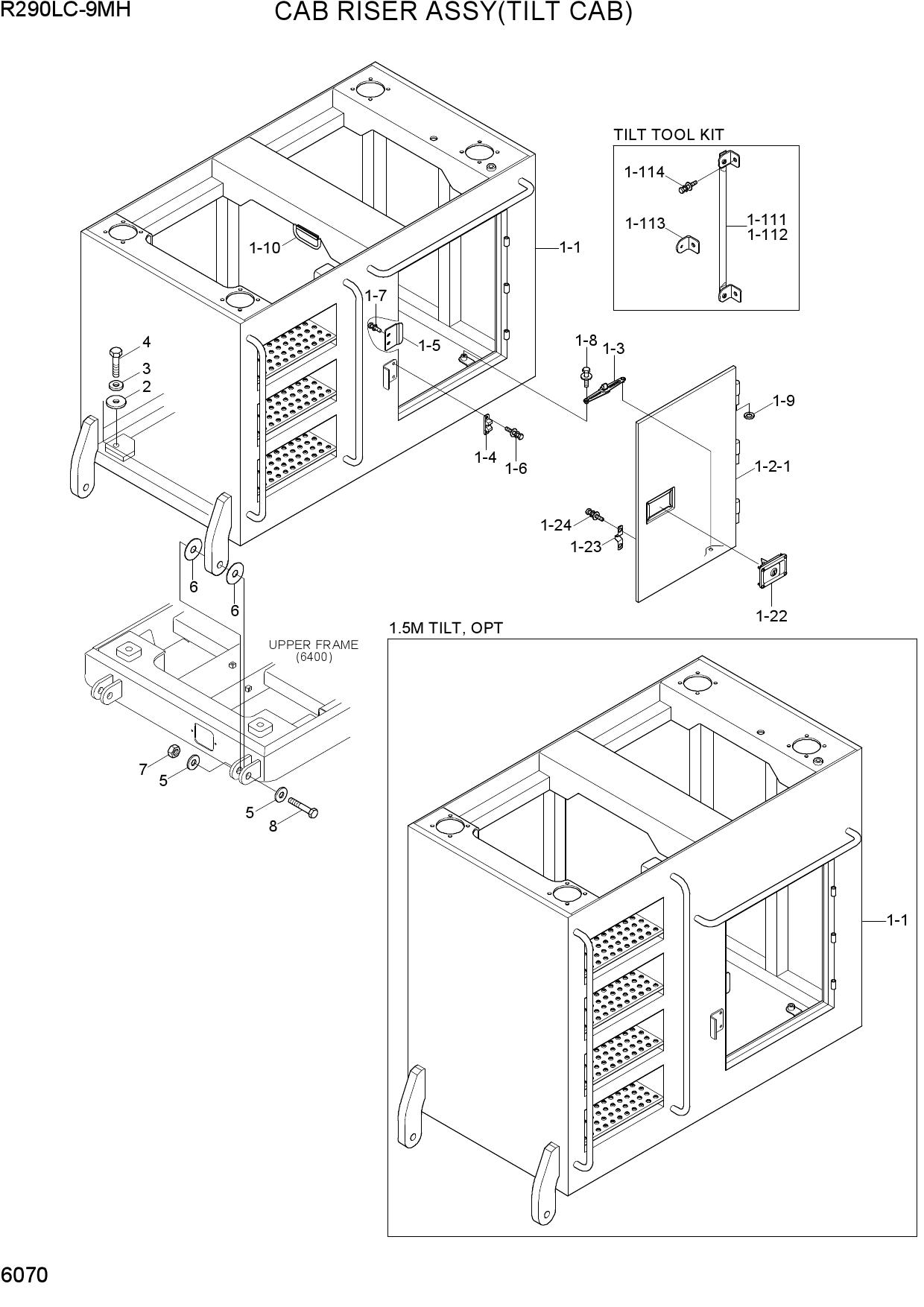 CAB RISER ASSY(TILT CAB)