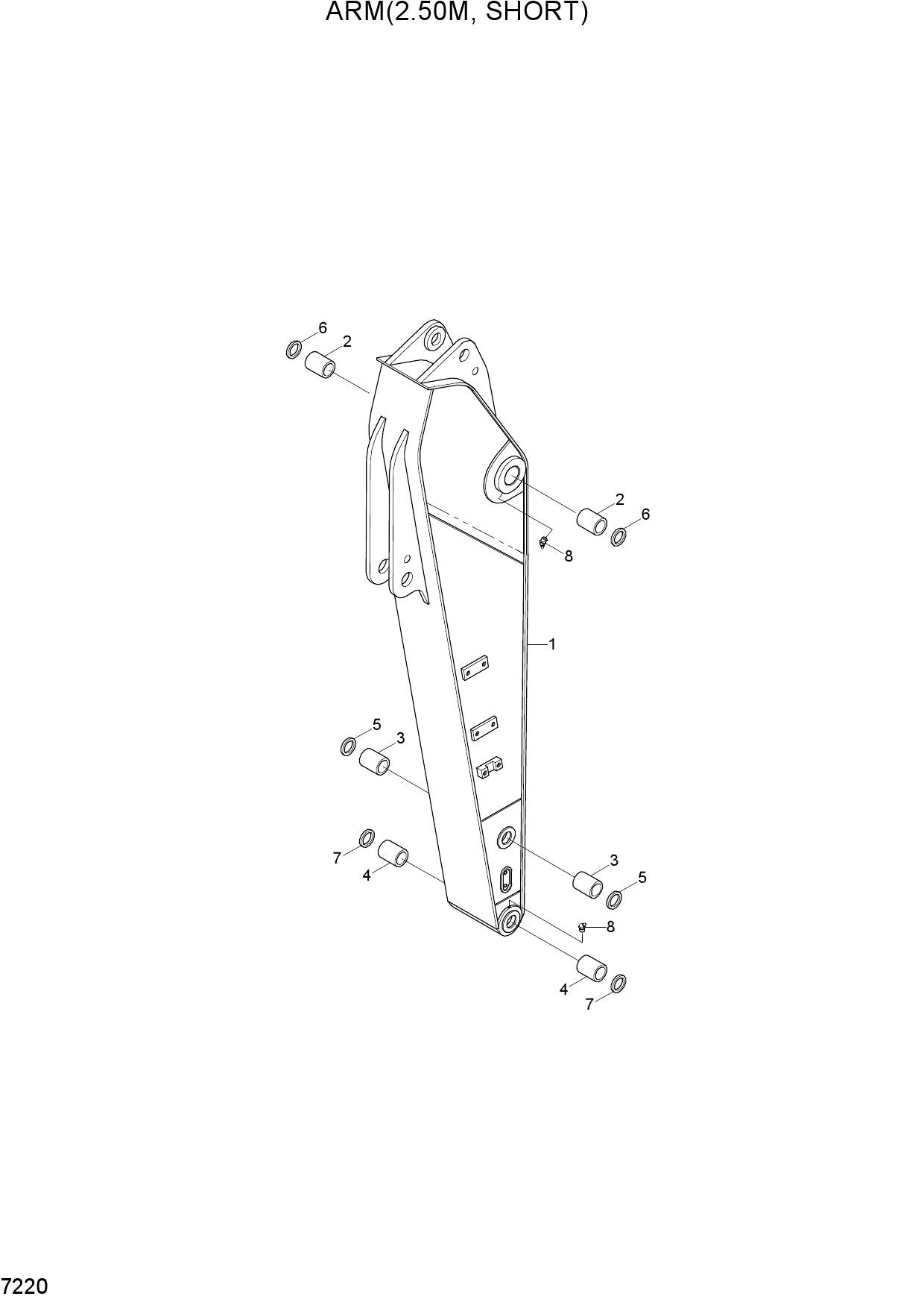 ARM(2.50M, SHORT)