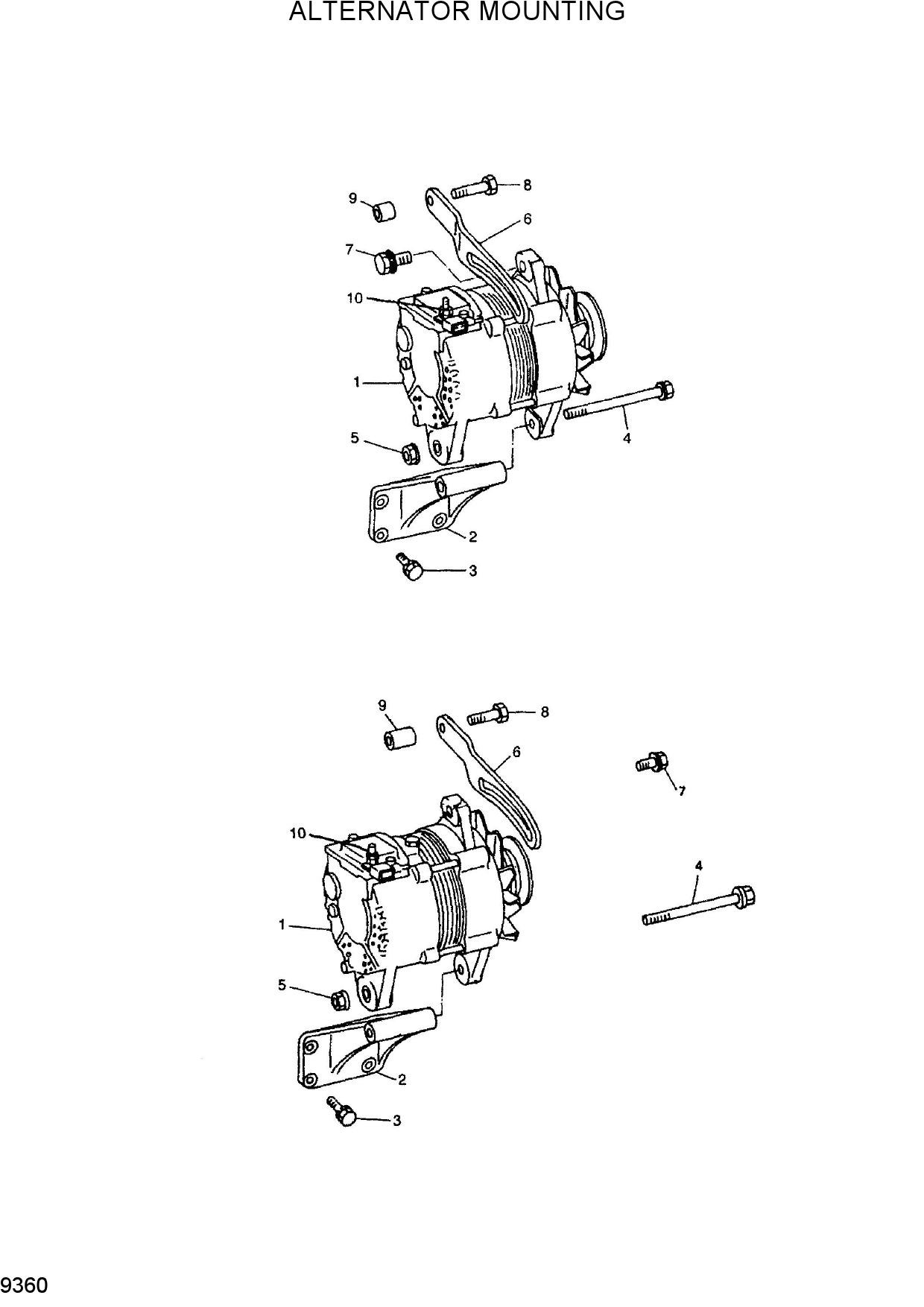 ALTERNATOR MOUNTING