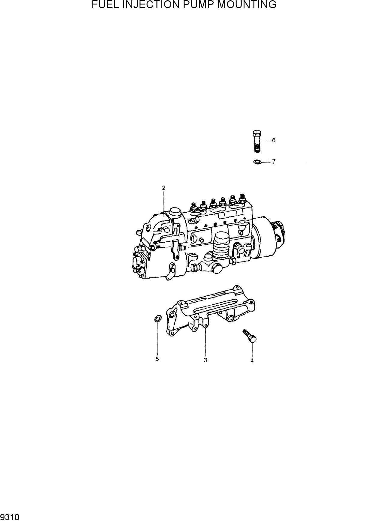 FUEL INJECTION PUMP MOUNTING