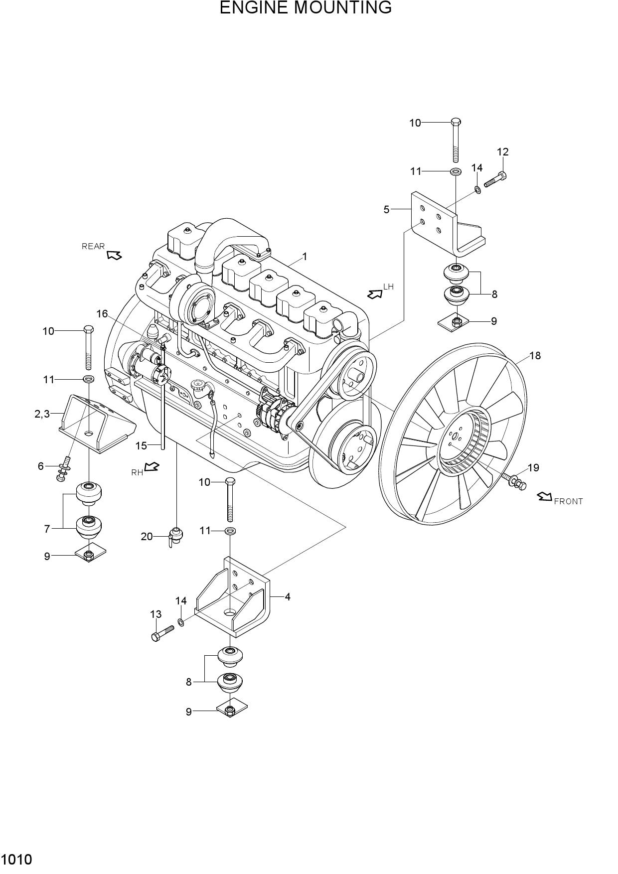 ENGINE MOUNTING