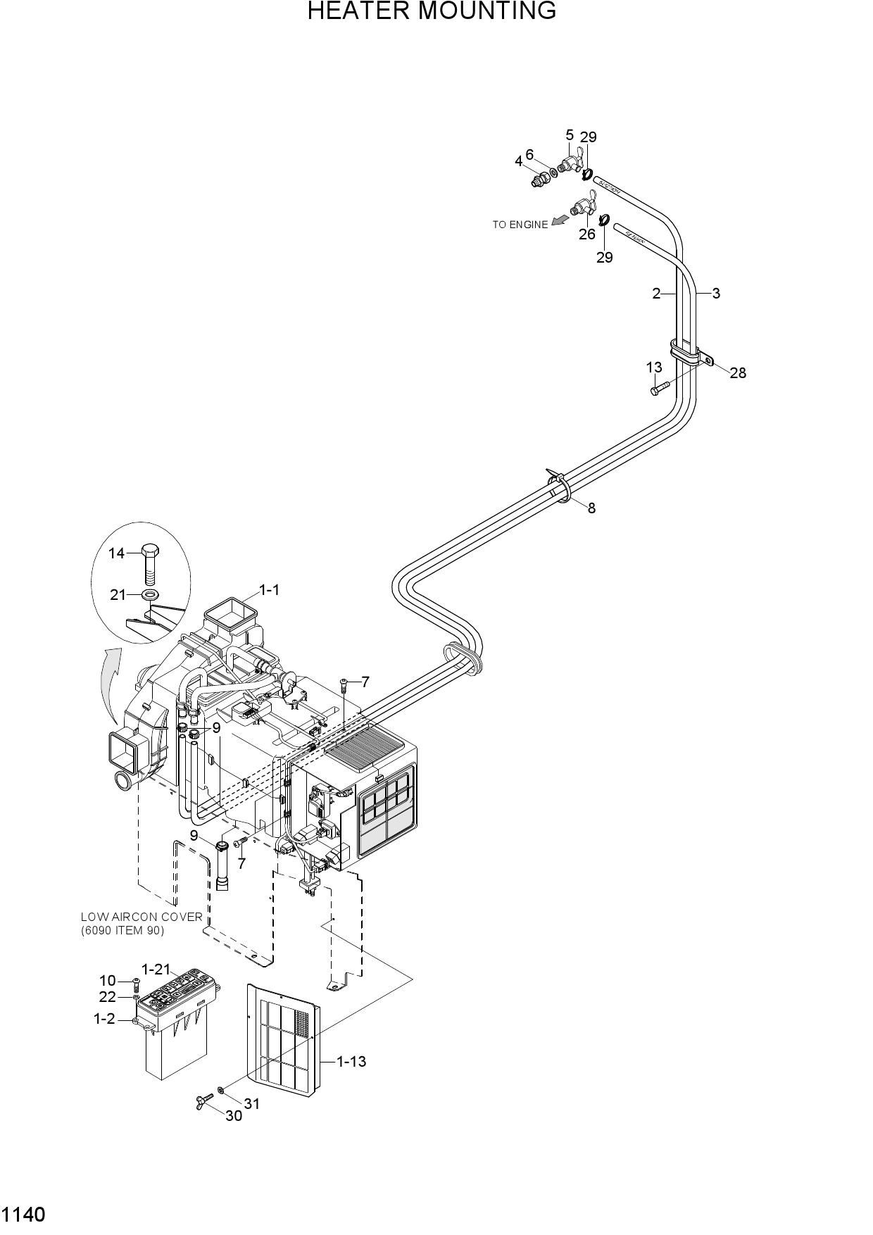 HEATER MOUNTING