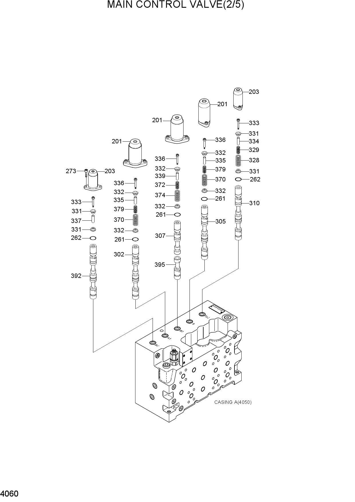 MAIN CONTROL VALVE(2/5)