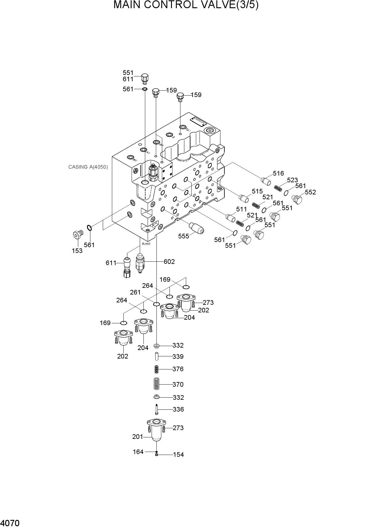 MAIN CONTROL VALVE(3/5)