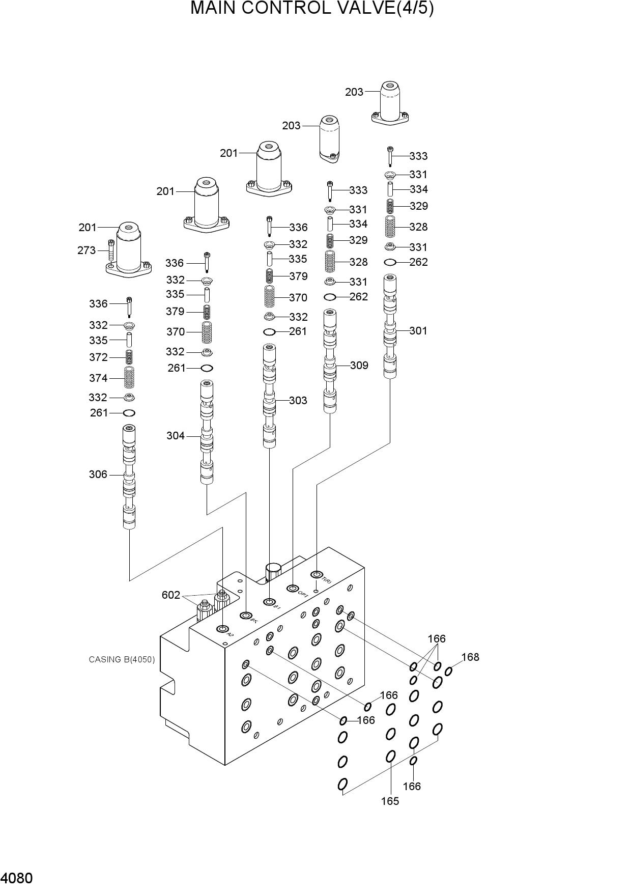 MAIN CONTROL VALVE(4/5)