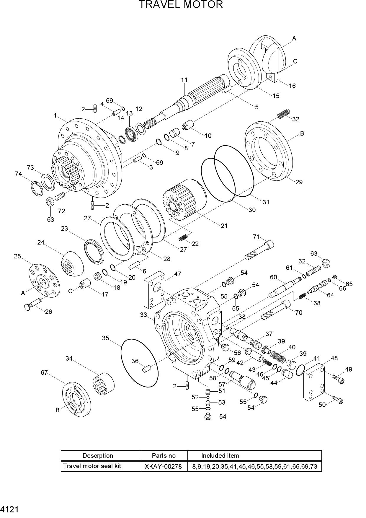 TRAVEL MOTOR