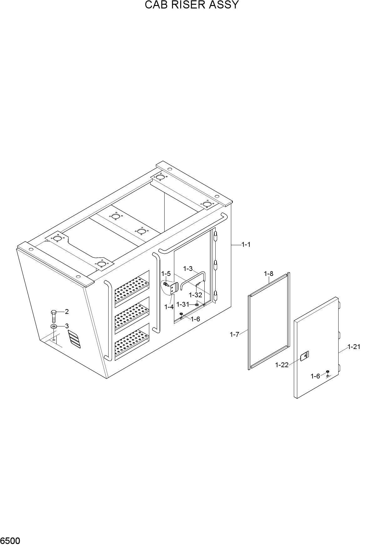 CAB RISER ASSY