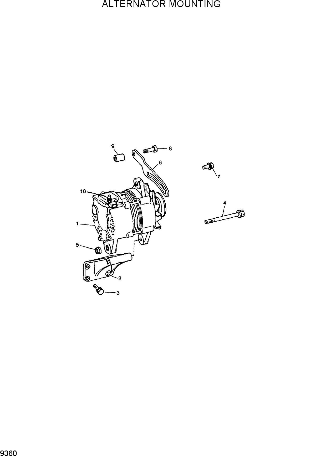 ALTERNATOR MOUNTING