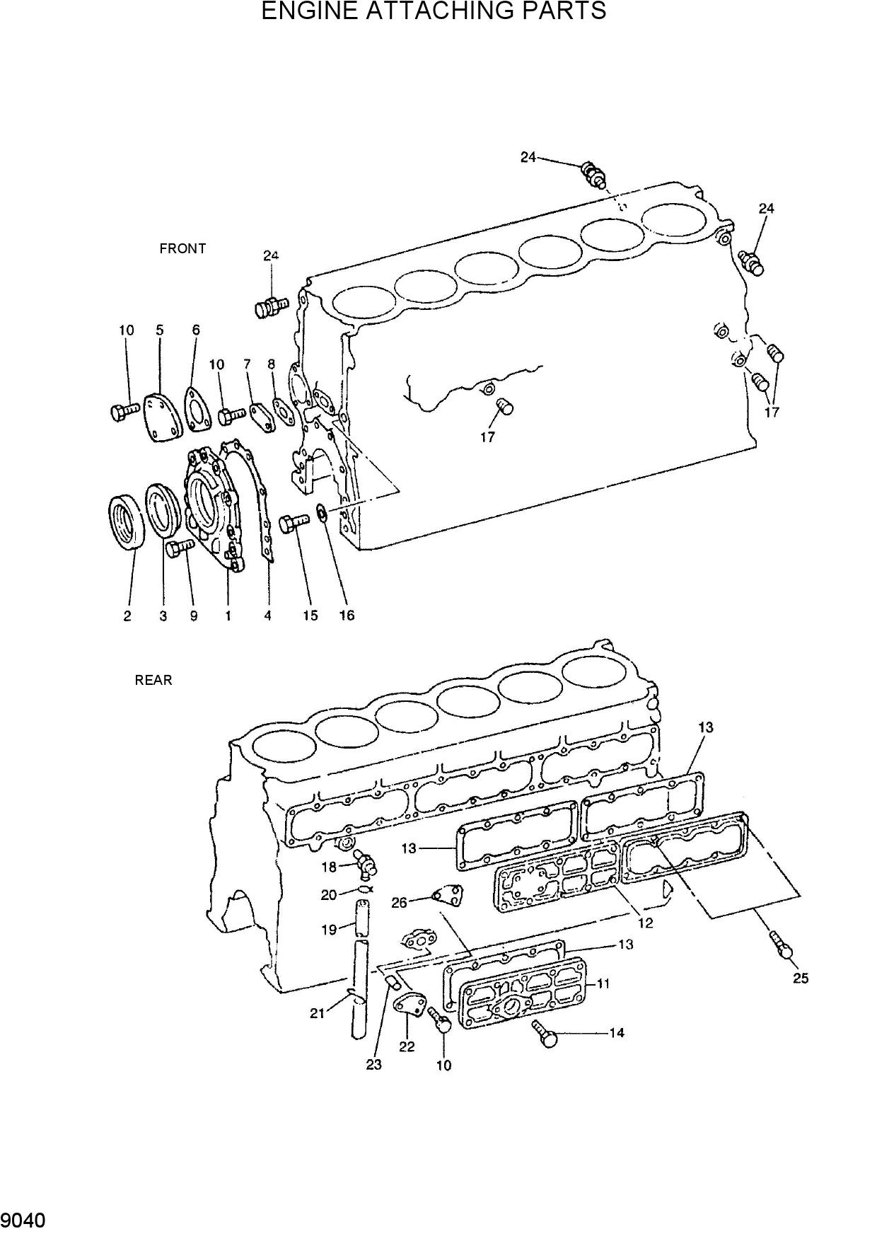 ENGINE ATTACHING PARTS