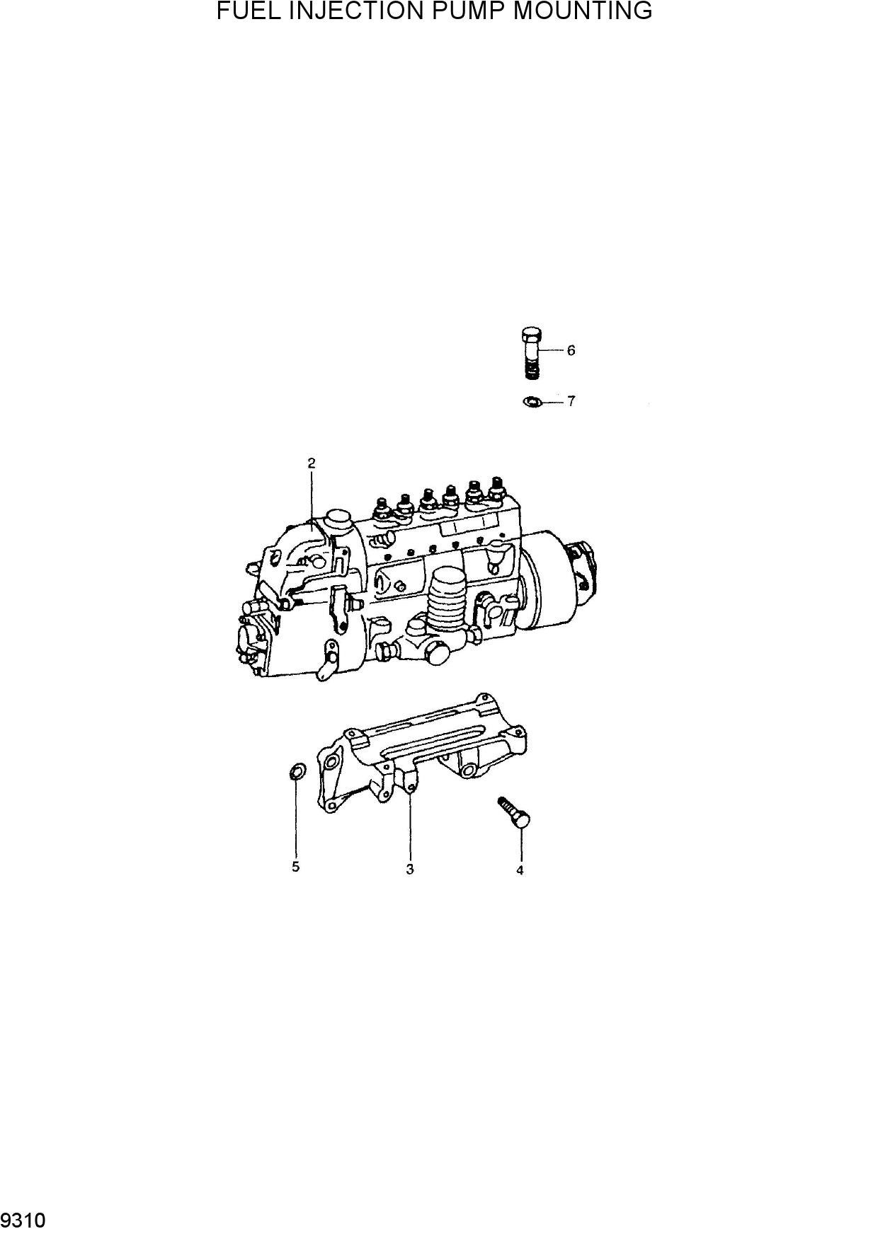 FUEL INJECTION PUMP MOUNTING