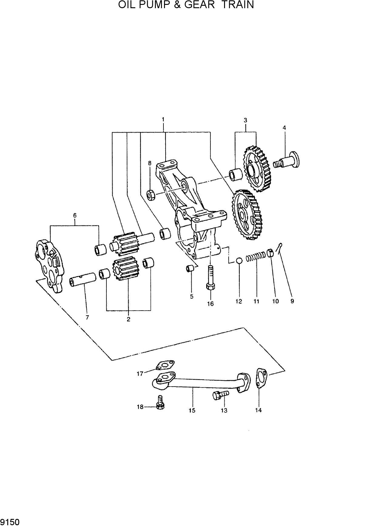 OIL PUMP & GEAR TRAIN