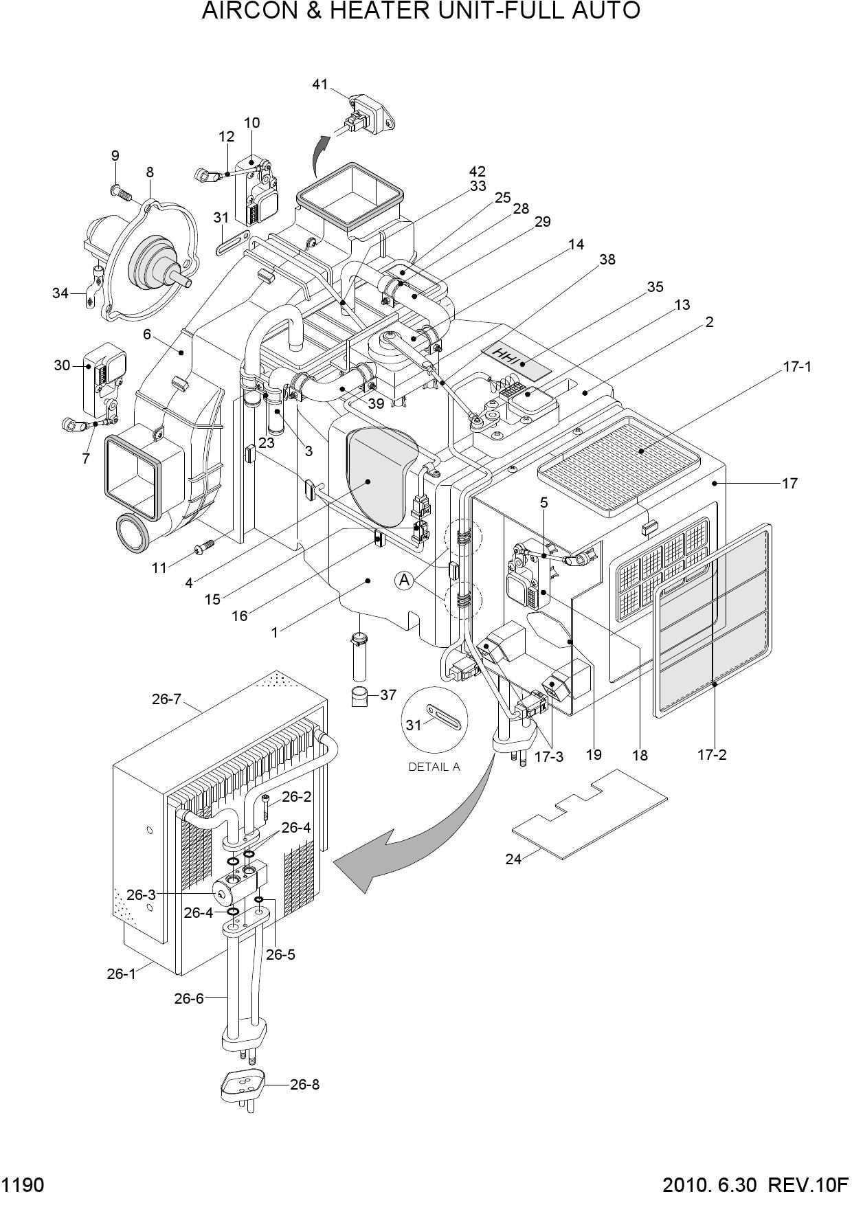 AIRCON & HEATER UNIT-FULL AUTO