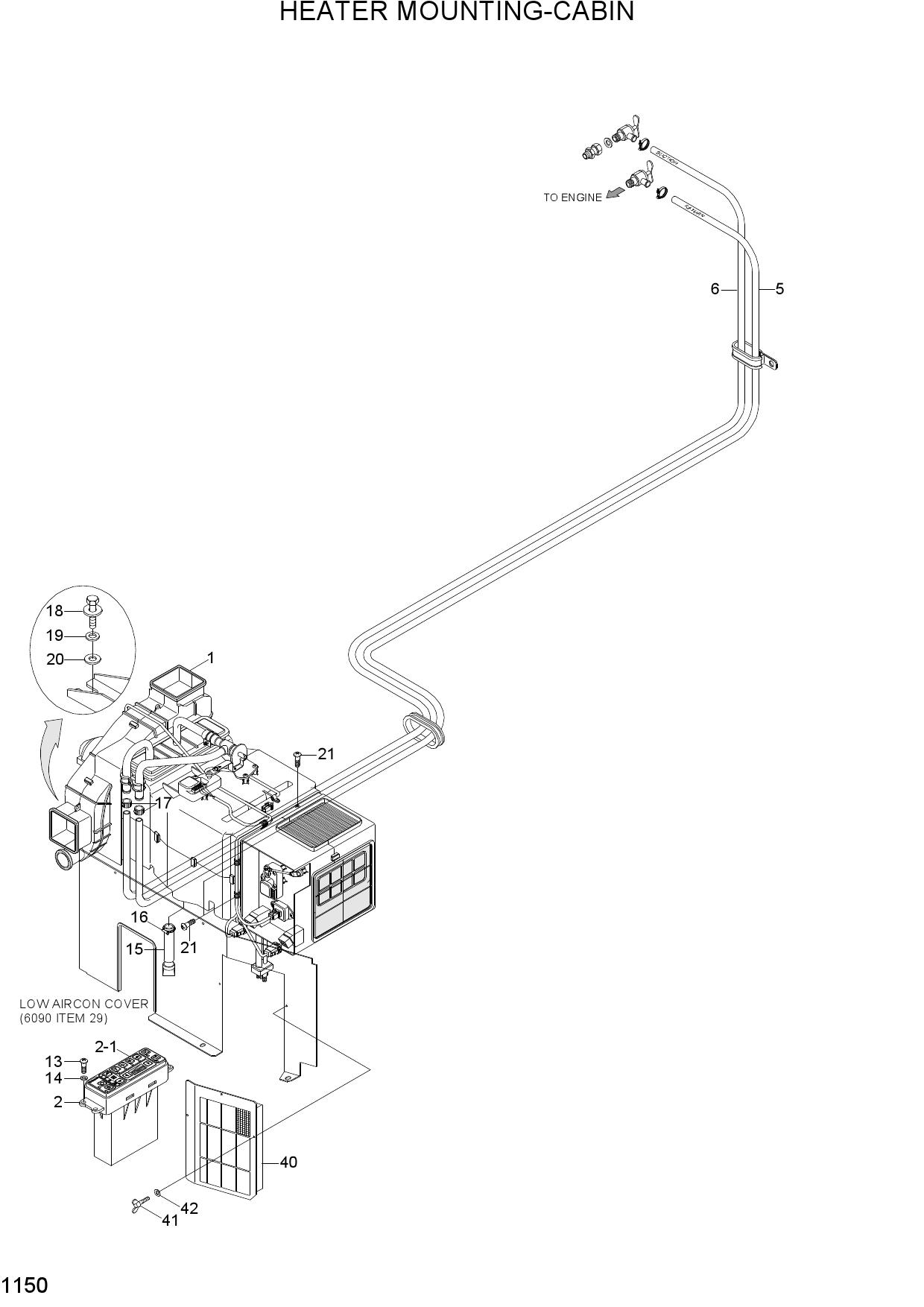 HEATER MOUNTING-CABIN