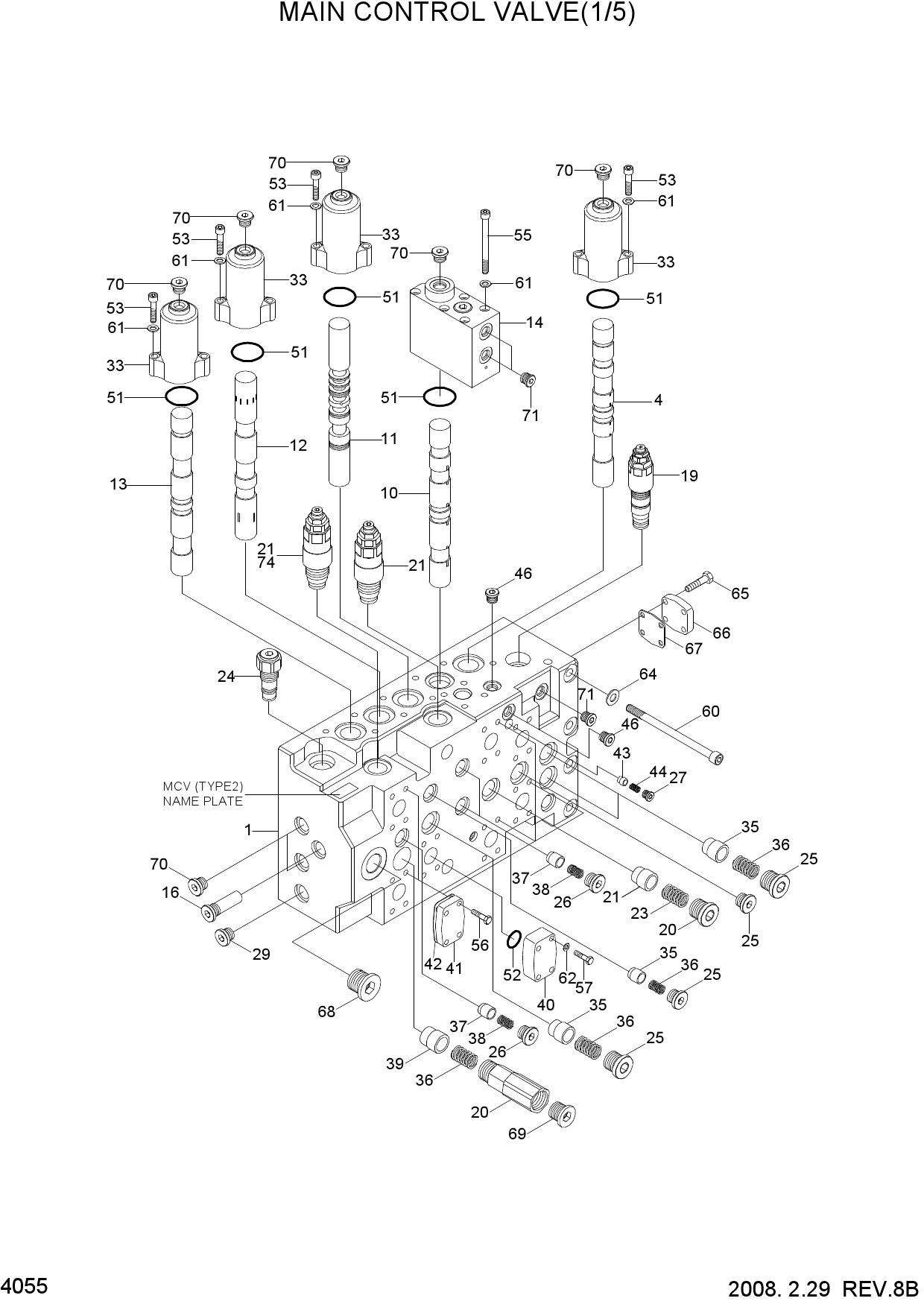 MAIN CONTROL VALVE(1/5)