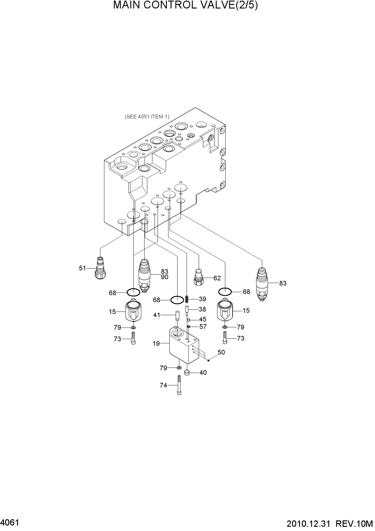 MAIN CONTROL VALVE(2/5)