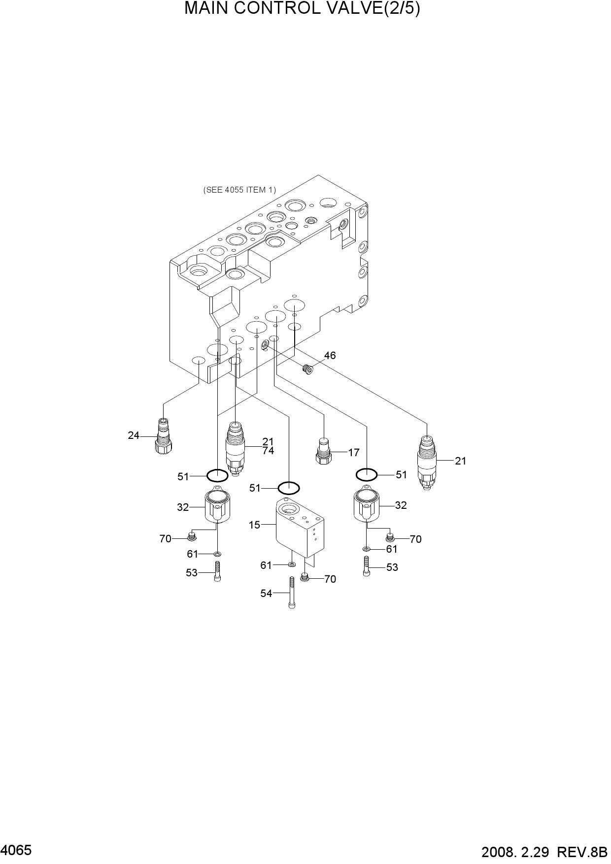 MAIN CONTROL VALVE(2/5)