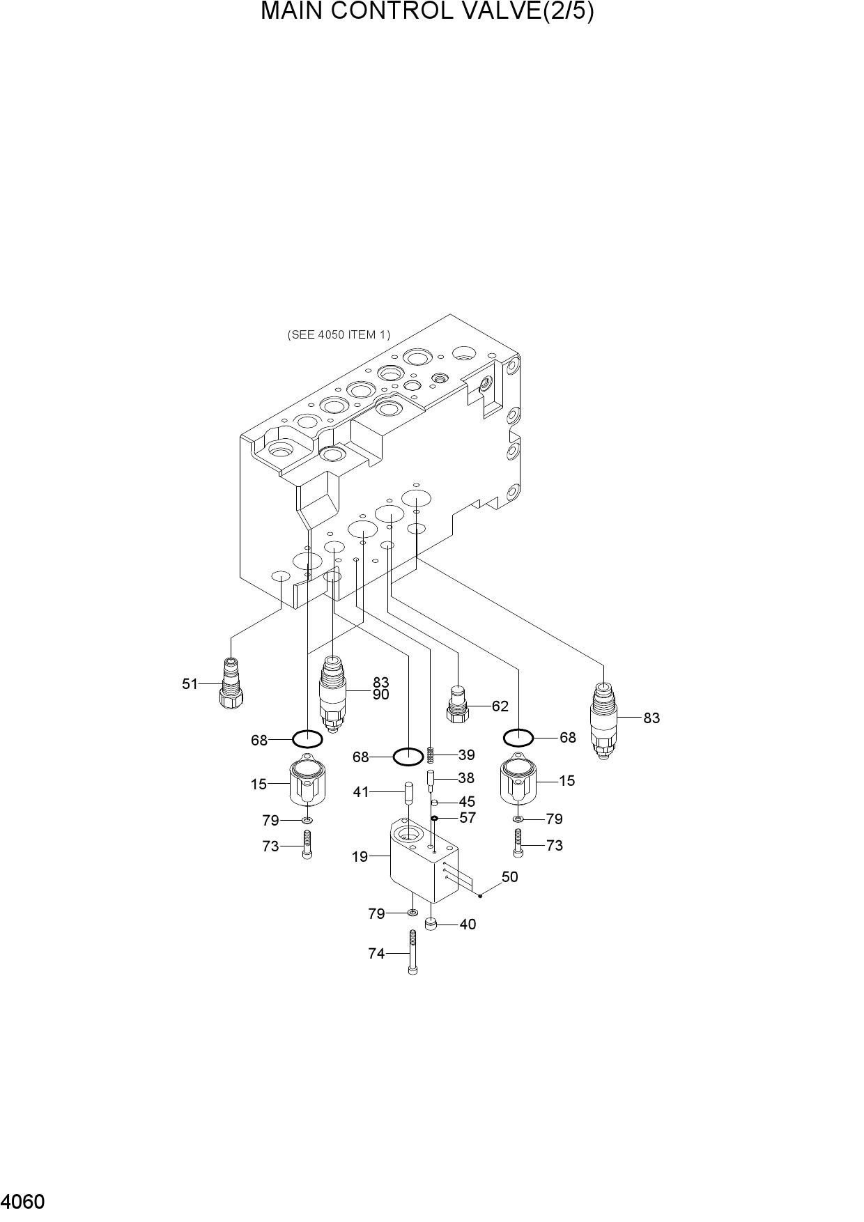 MAIN CONTROL VALVE(2/5)