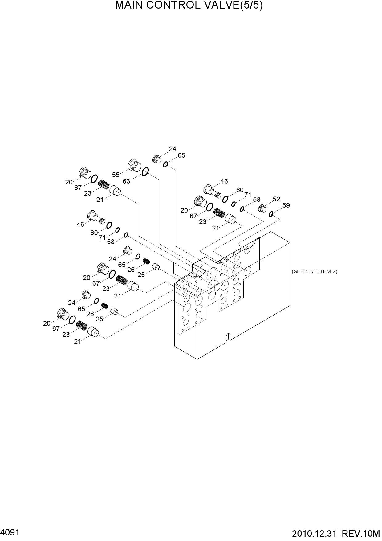 MAIN CONTROL VALVE(5/5)