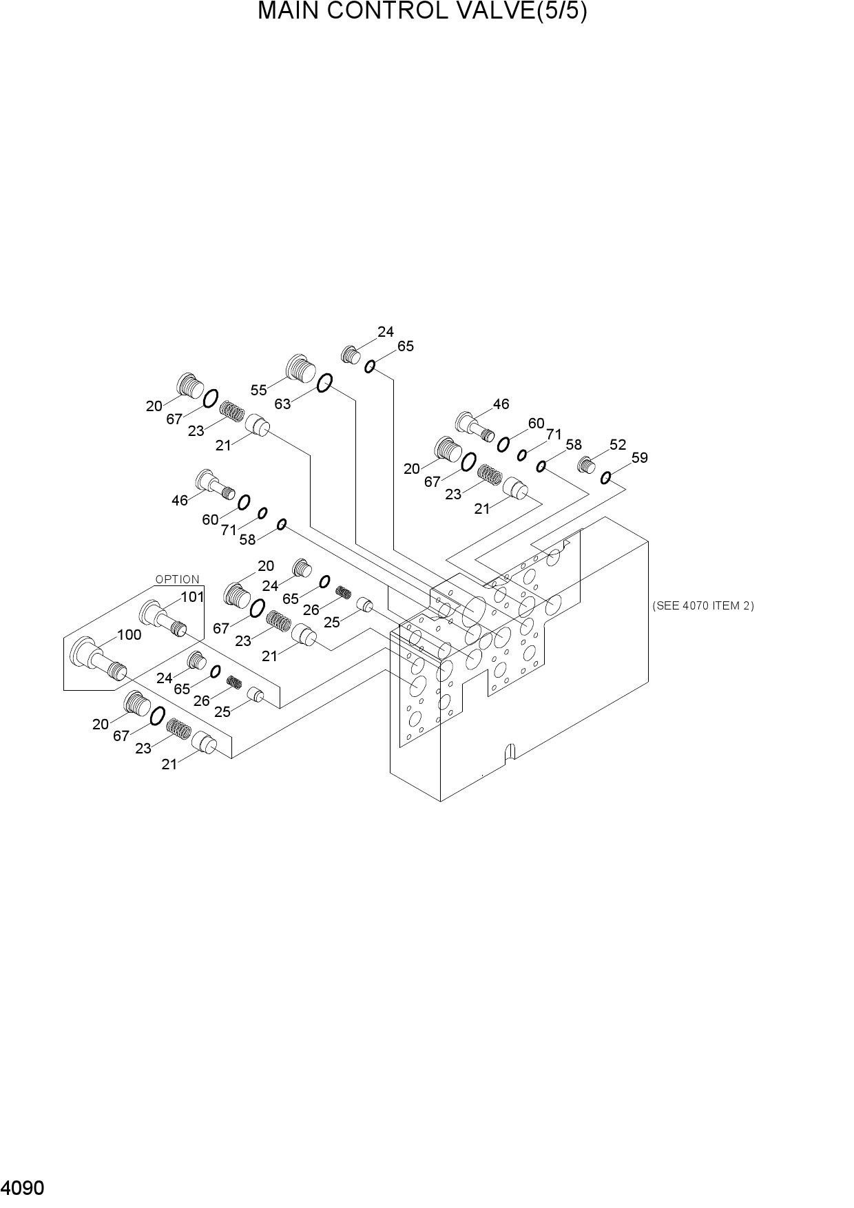 MAIN CONTROL VALVE(5/5)