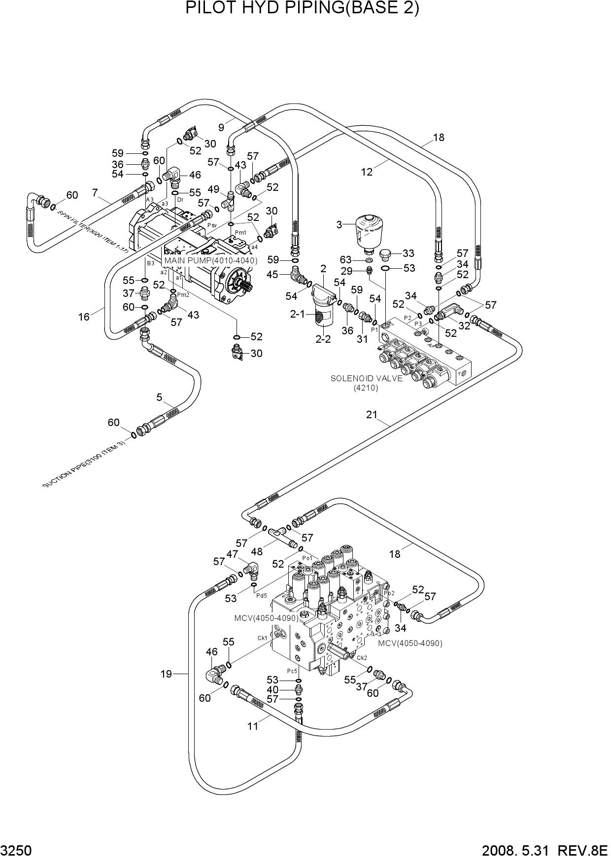 PILOT HYD PIPING(BASE 2)